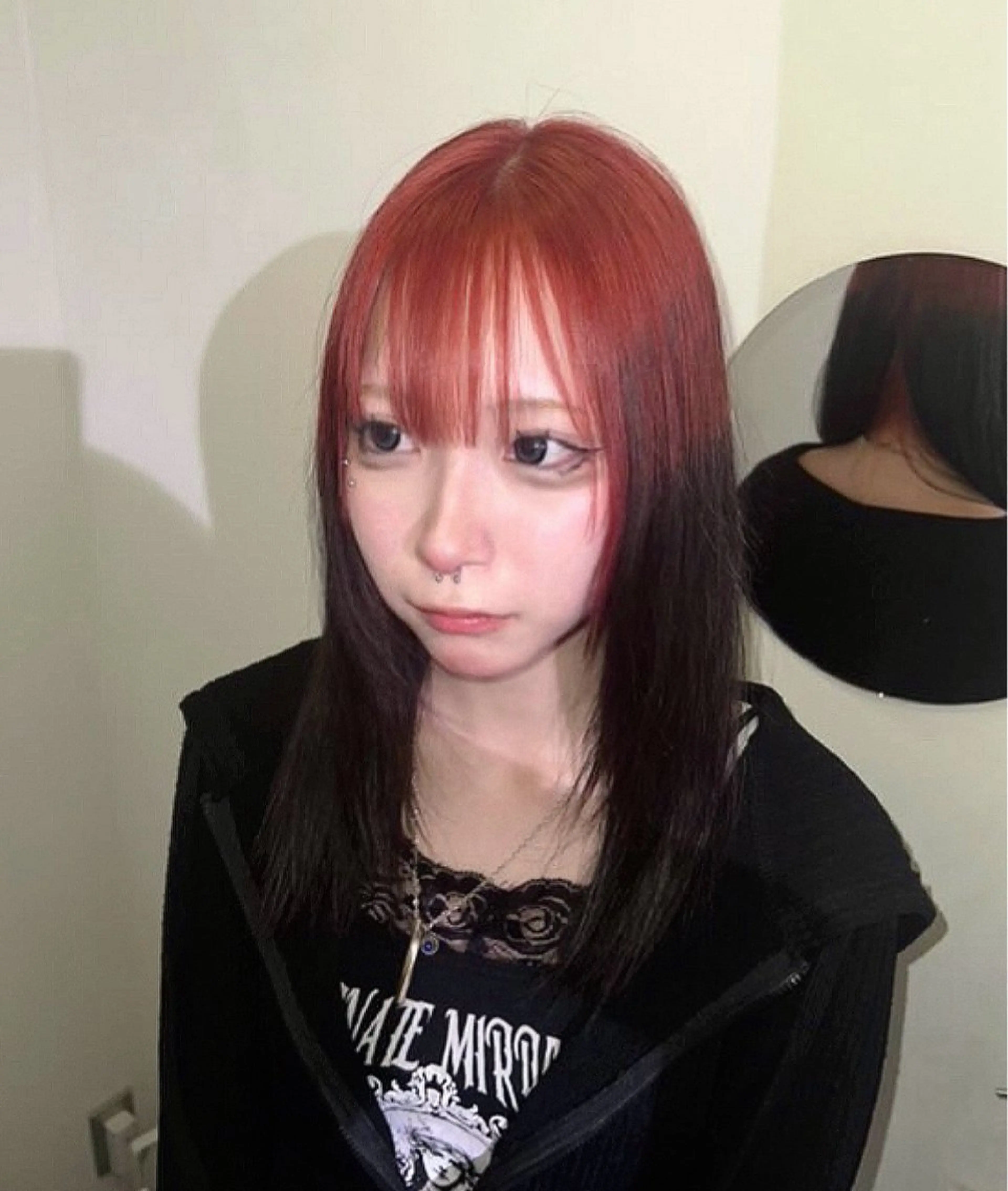 ミディアム カラー ヘアカラー 渋谷/ハイトーン/ プルエクステ/大和のヘアスタイル