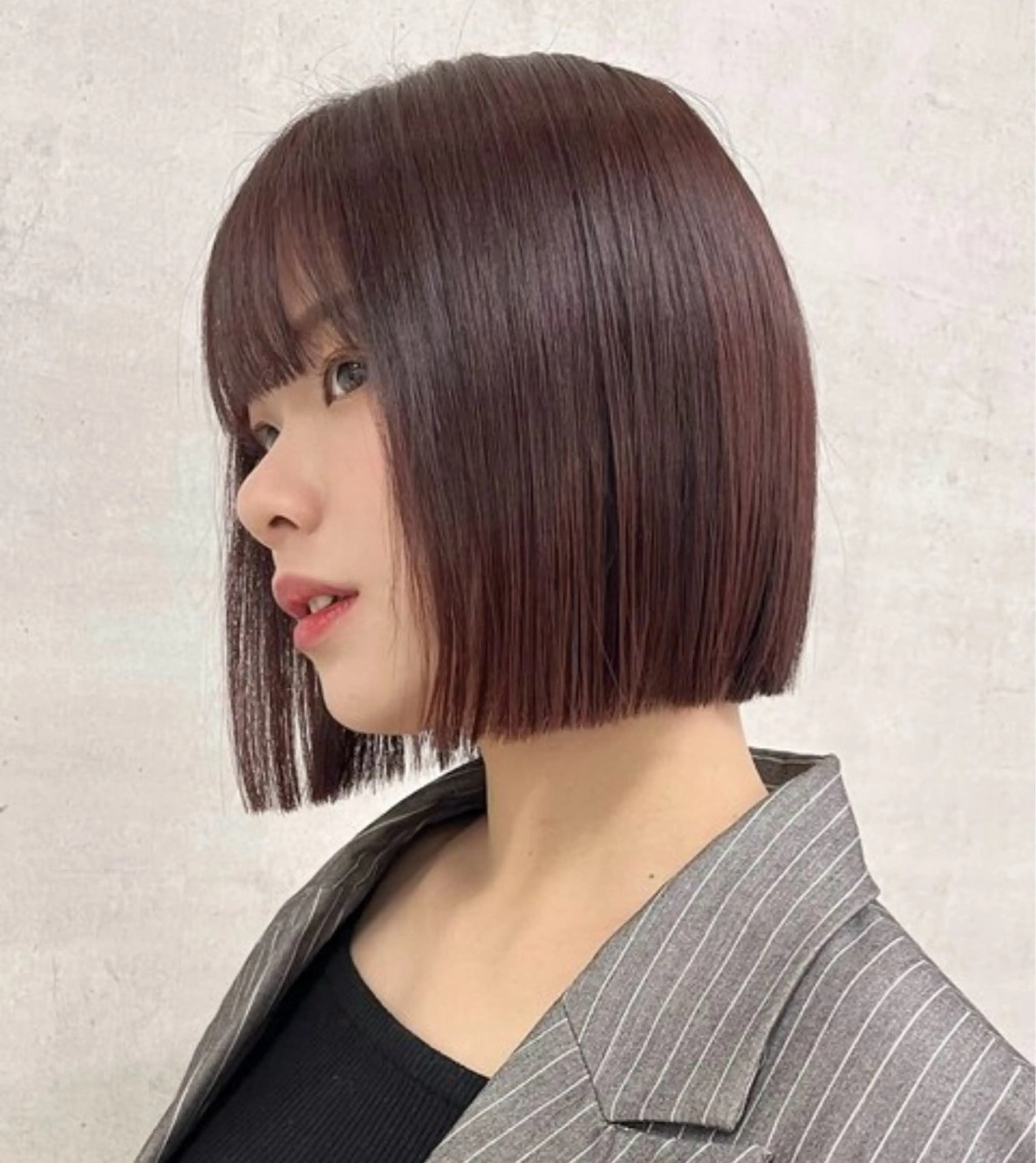 ショート カット ヘアカラー 福岡美容師 透明感カラーのヘアスタイル