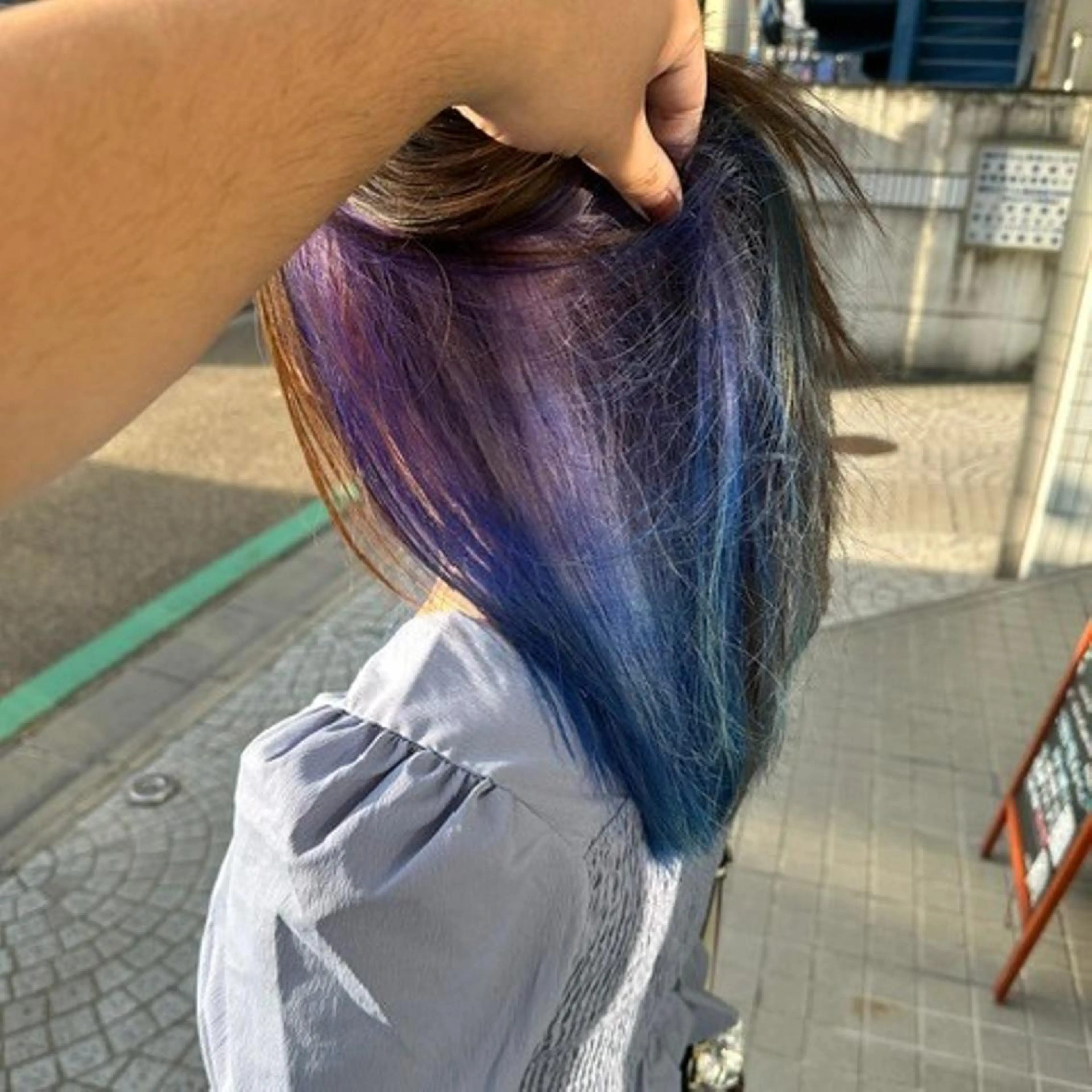 セミロング ショートボブ ボブ ハイライト 髪質改善 縮毛矯正 ヘアテラス エムナラテンのヘアスタイル