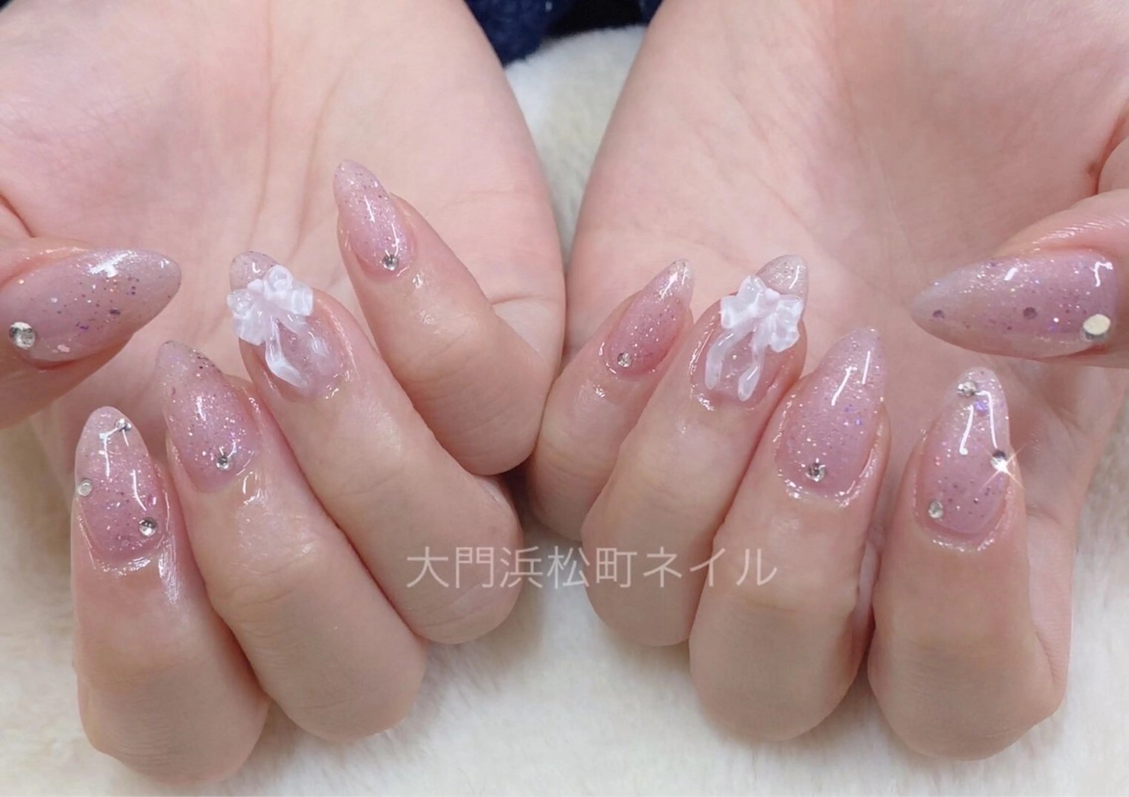 ネイル ボルドー フレンチネイル ガラスフレンチ マグネットネイル ミラーネイル ハンドネイル ハンドケア 大門浜松町 ネイルのネイルデザイン