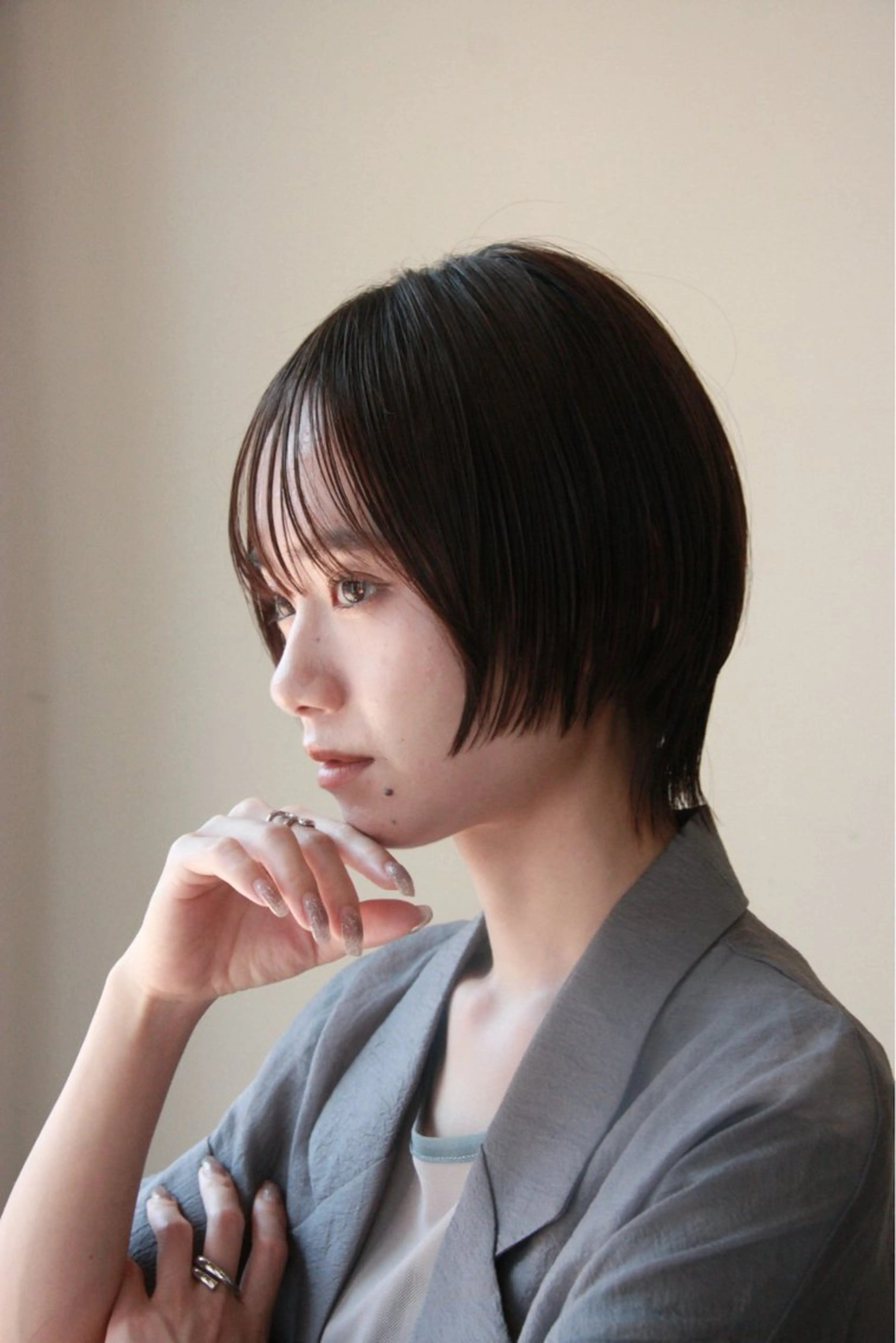 ショート ヘアカラー SiSTA 上平おおかのヘアスタイル