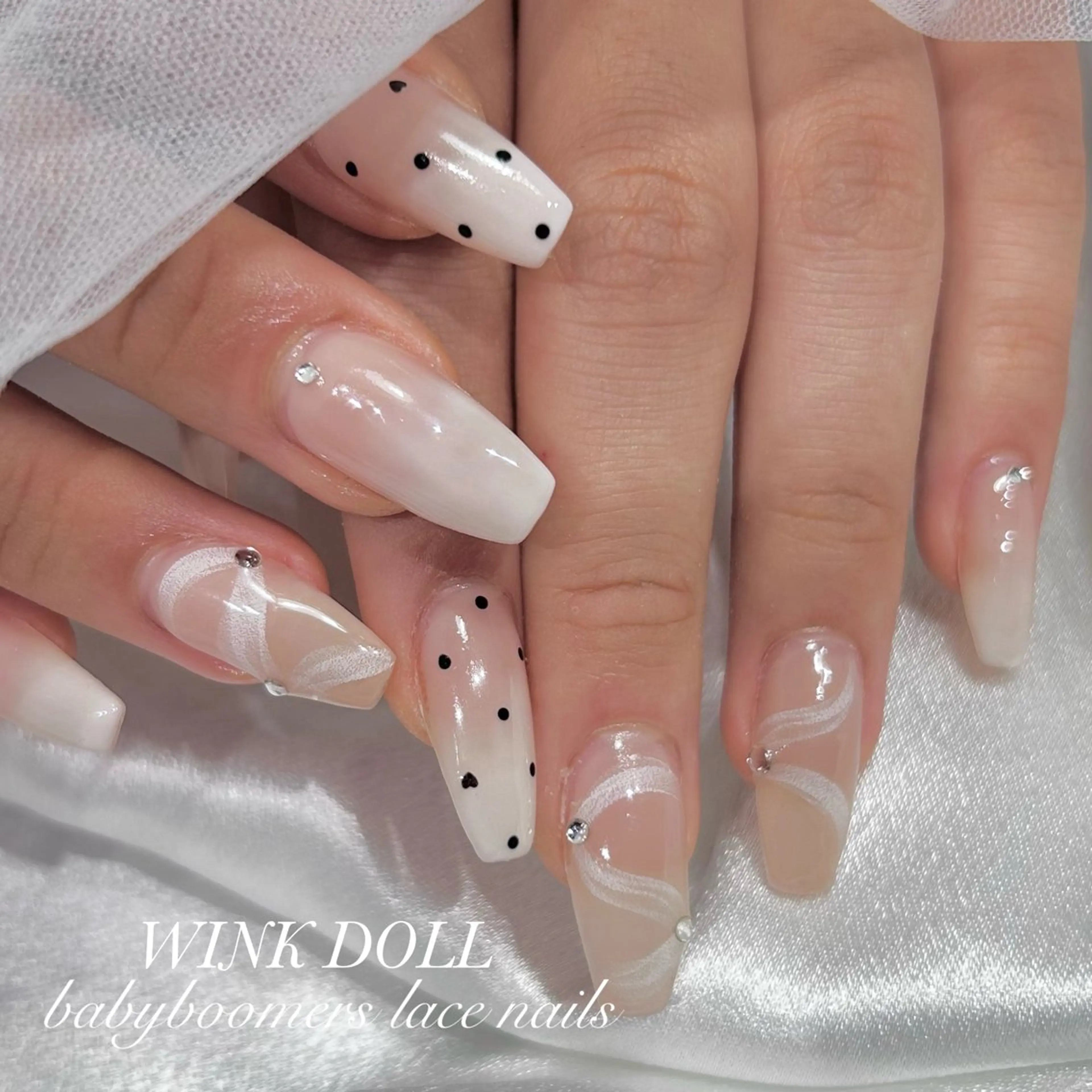 ネイル ハンドネイル WINK DOLL 🌹MIRAIのネイルデザイン