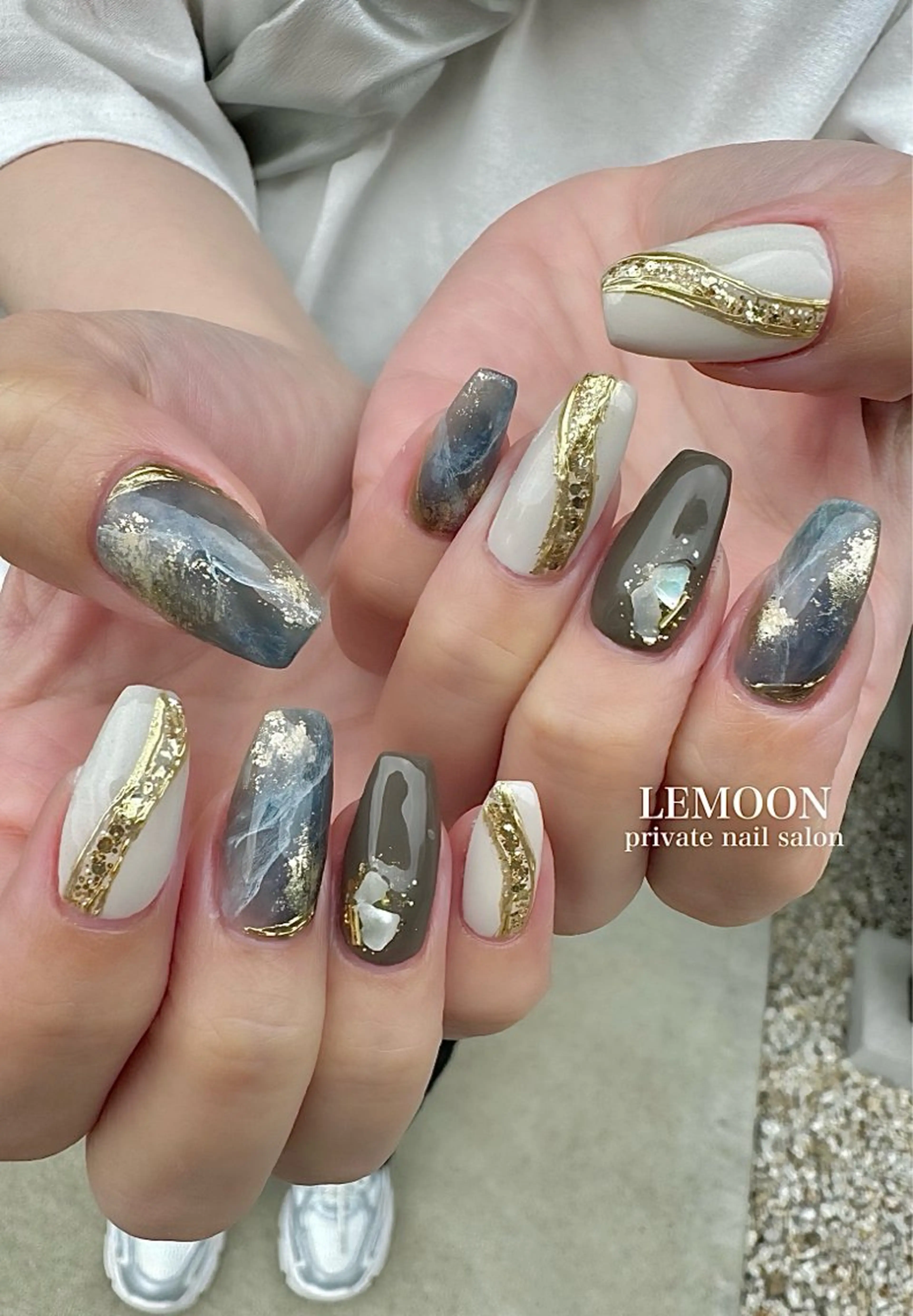 ネイル private nail salon　LEMOON所属・nail salon LEMOONのネイルデザイン
