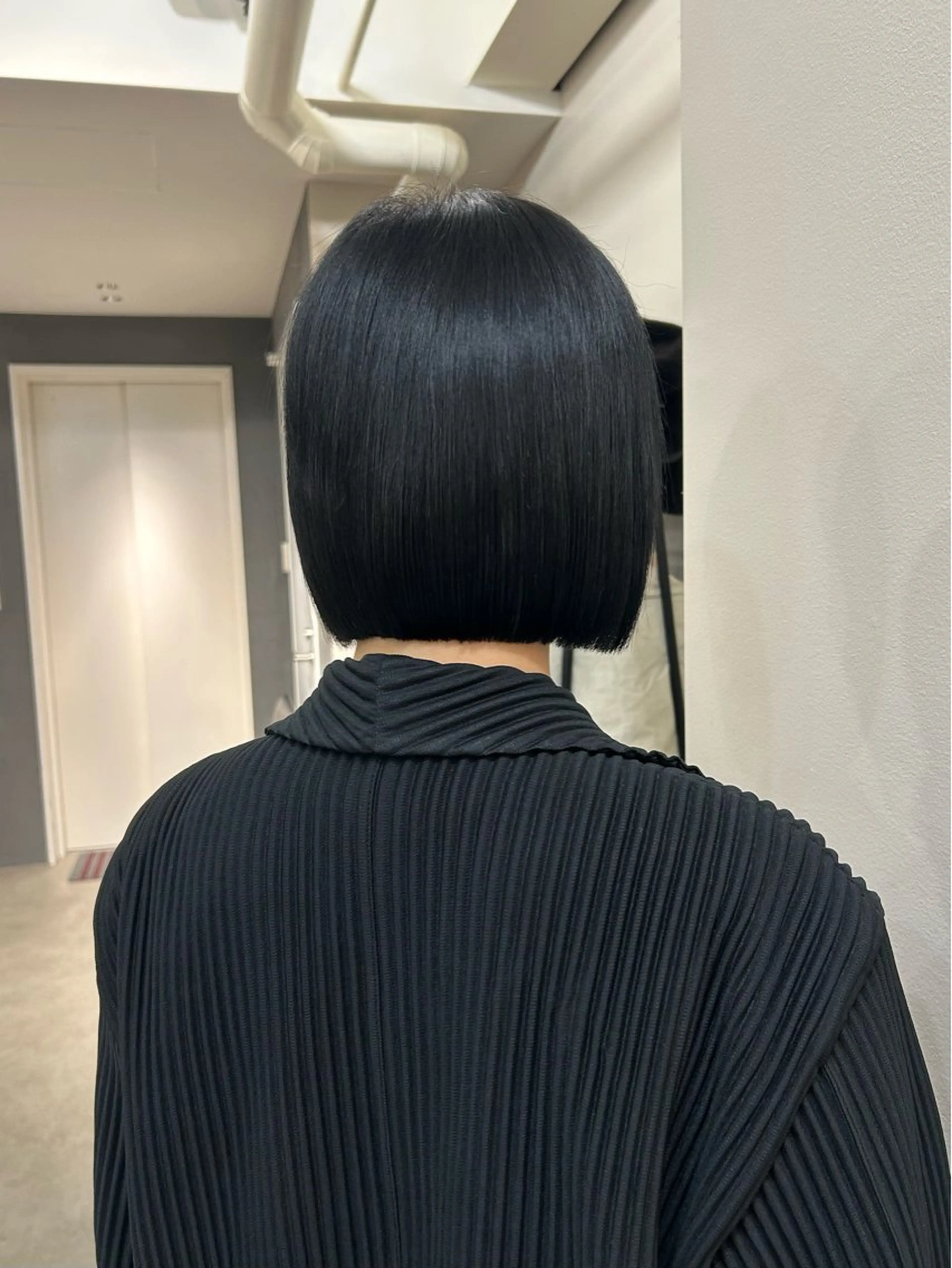 ショート カット ヘアカラー トリートメント えり 堀江/ボブ /レイヤー/艶髪のヘアスタイル