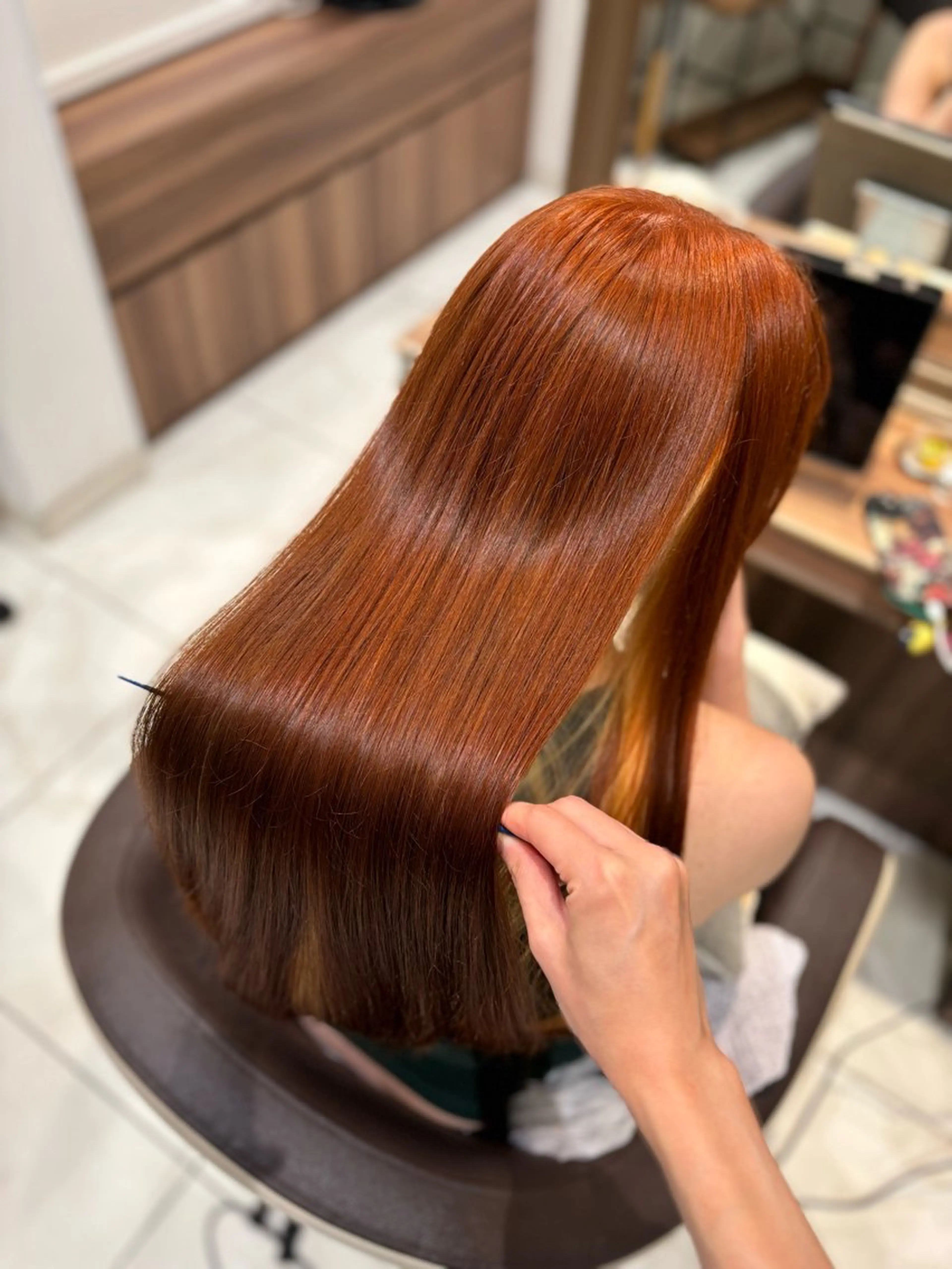 ロング ヘアカラー ゆるふわパーマ🌸/ ハイトーン/あゆみのヘアスタイル