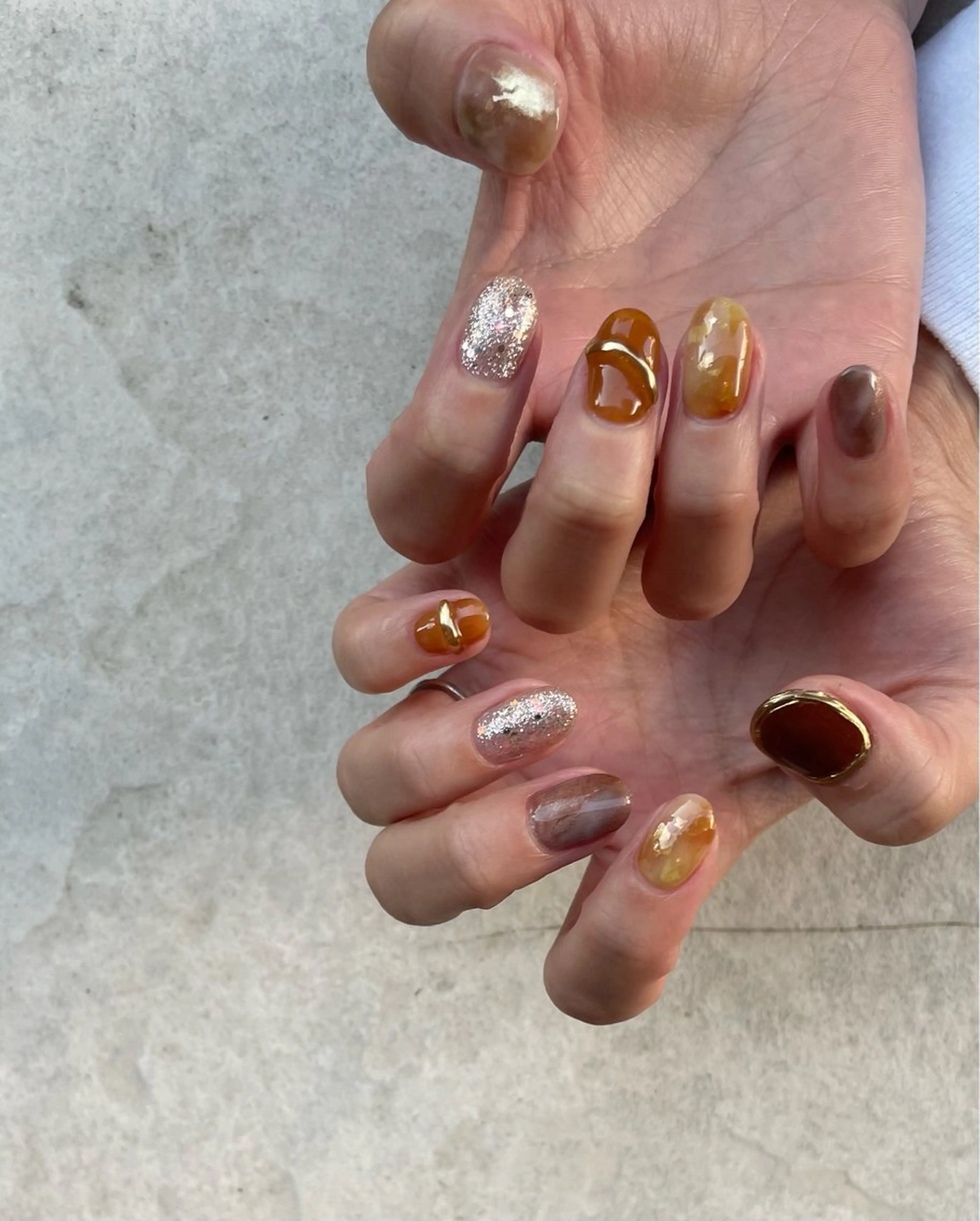 💅🏻【オフなし】 10本ニュアンスアート アートし放題【持ち込みデザイン可能】の写真