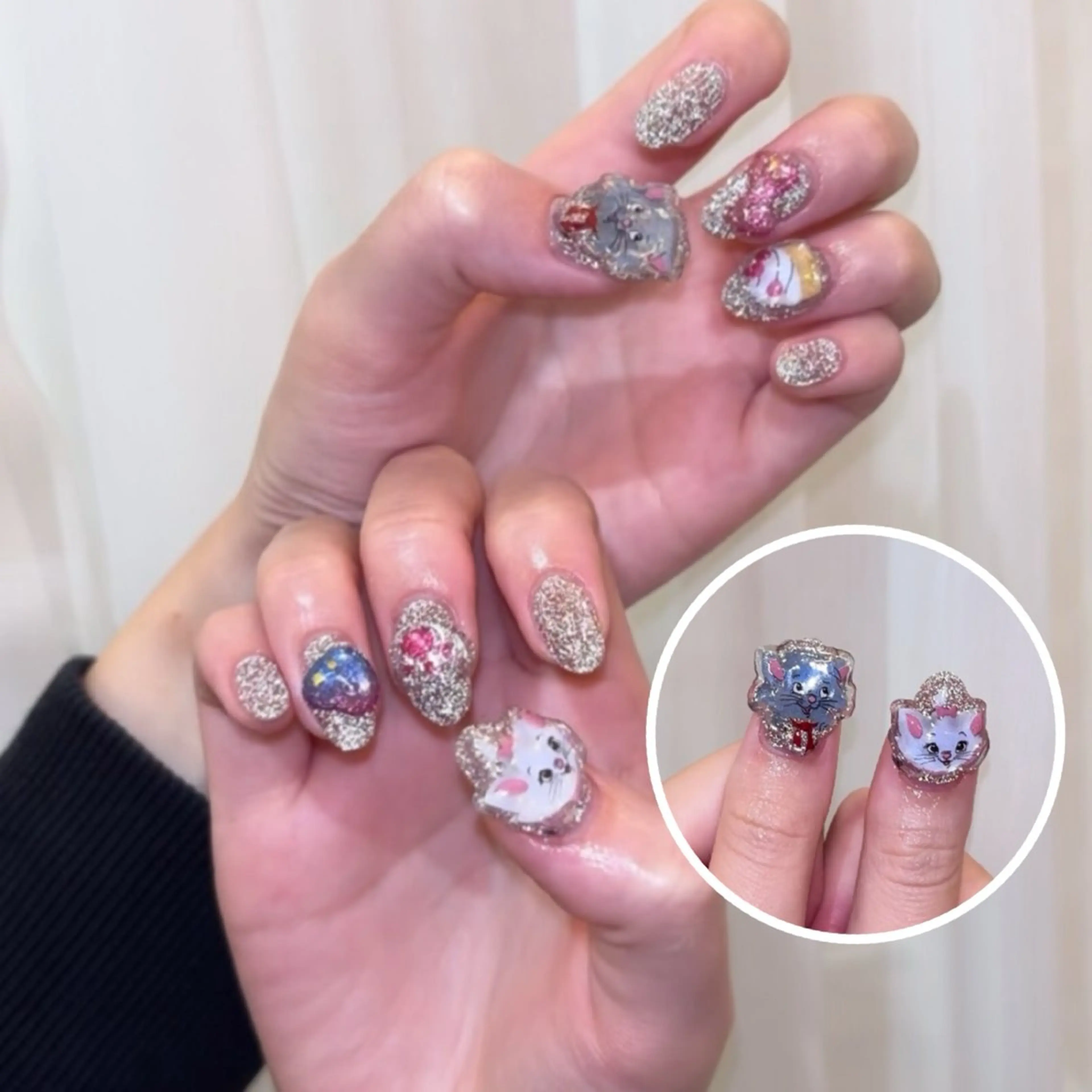 ネイル 持ち込み 東 咲良のネイルデザイン