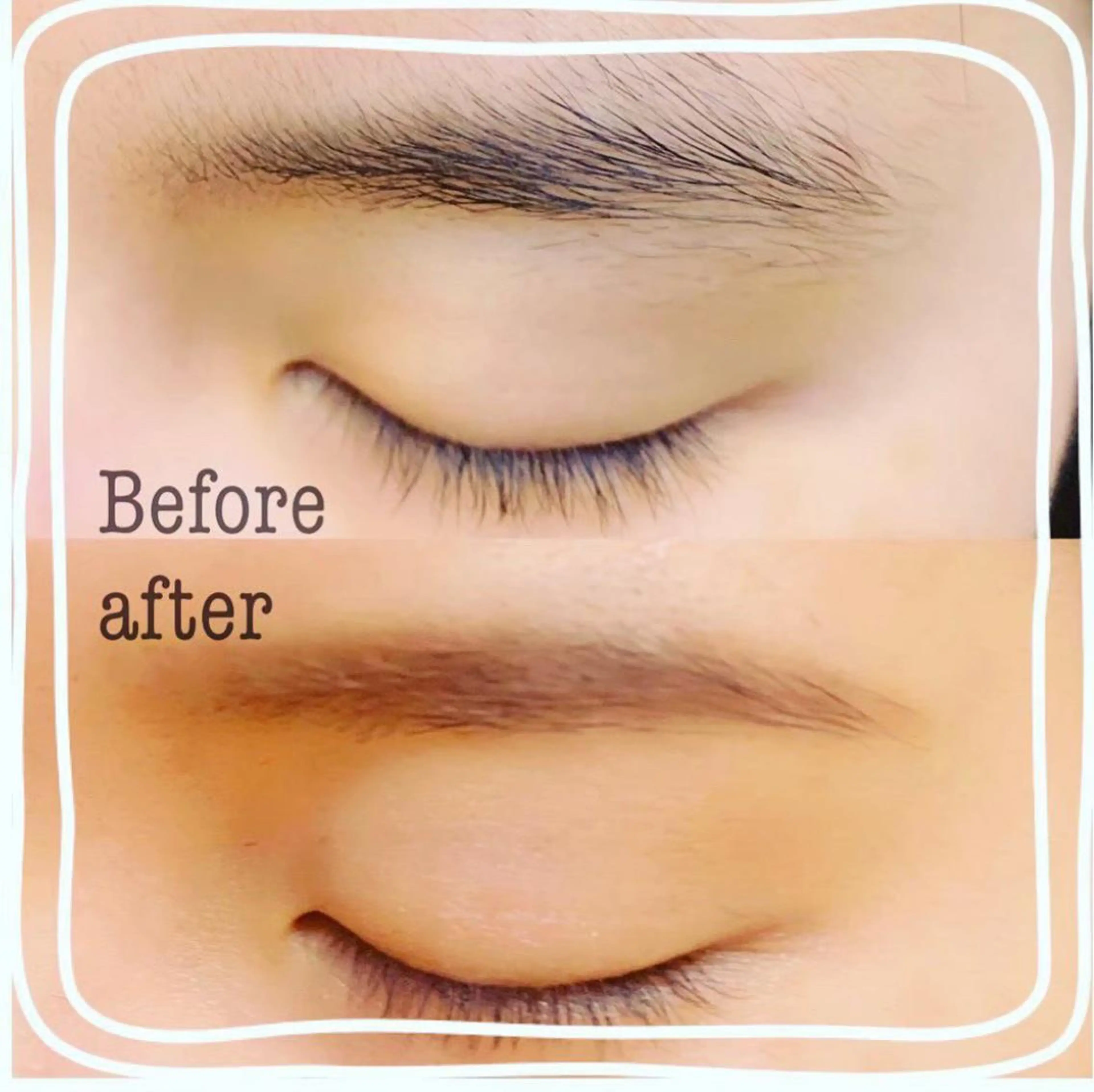 アイブロウ ワックス脱毛 眉カット クロダ アカネのマツエク・マツパデザイン