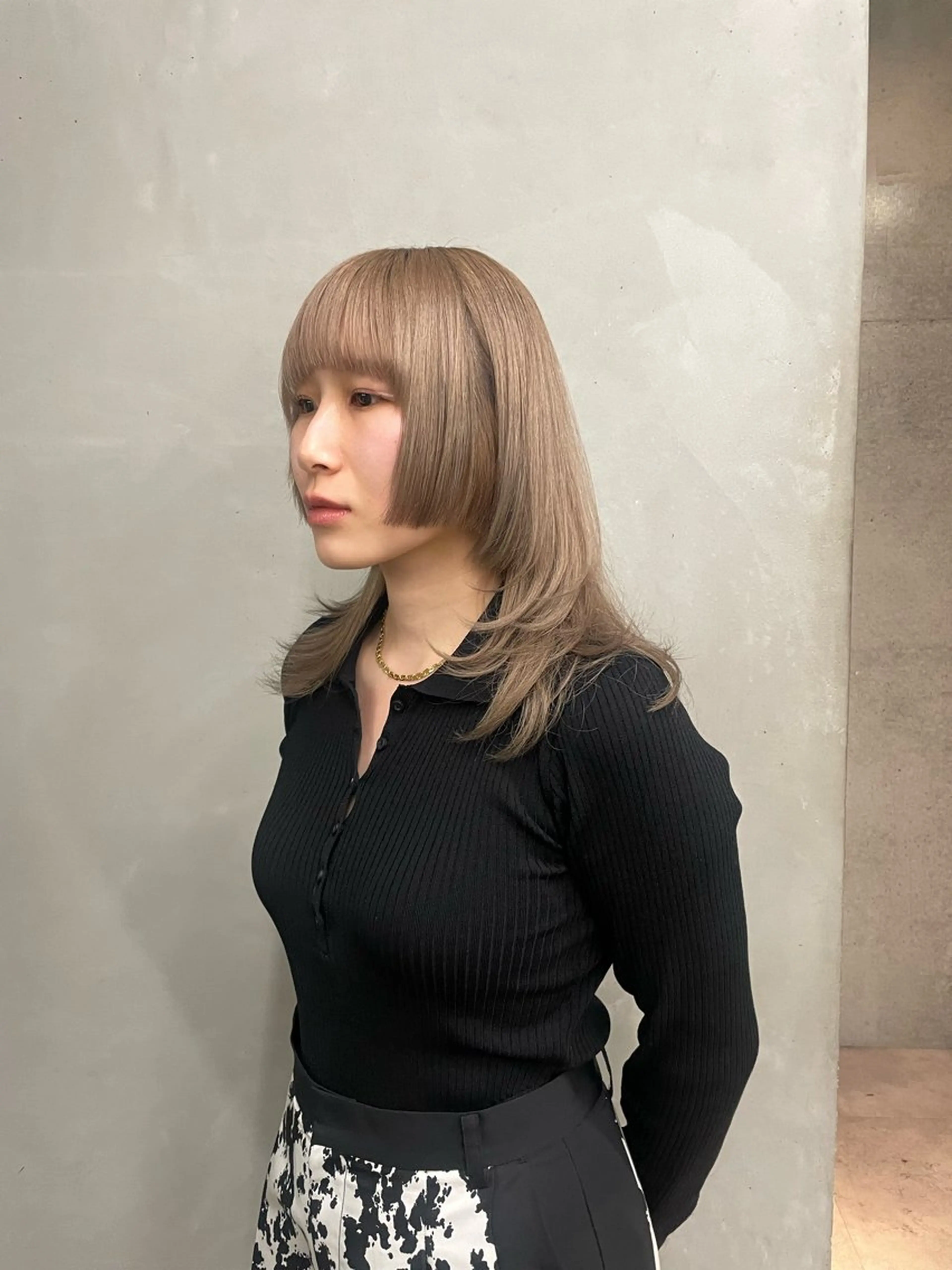 カラー カット ヘアカラー トリートメント 佐伯 和佳のヘアスタイル