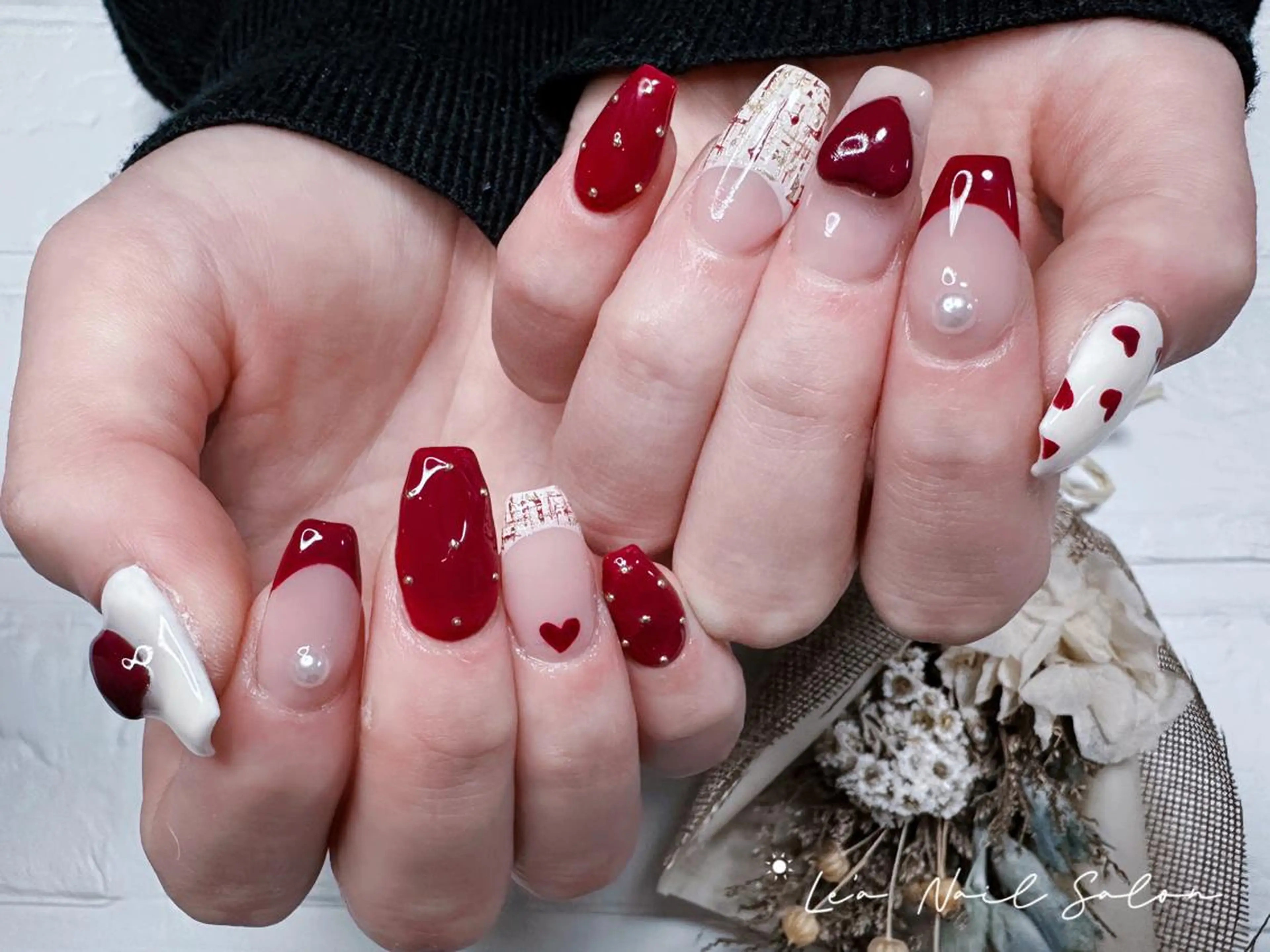ミディアム カラー ネイル Le’a NailSalonのネイルデザイン