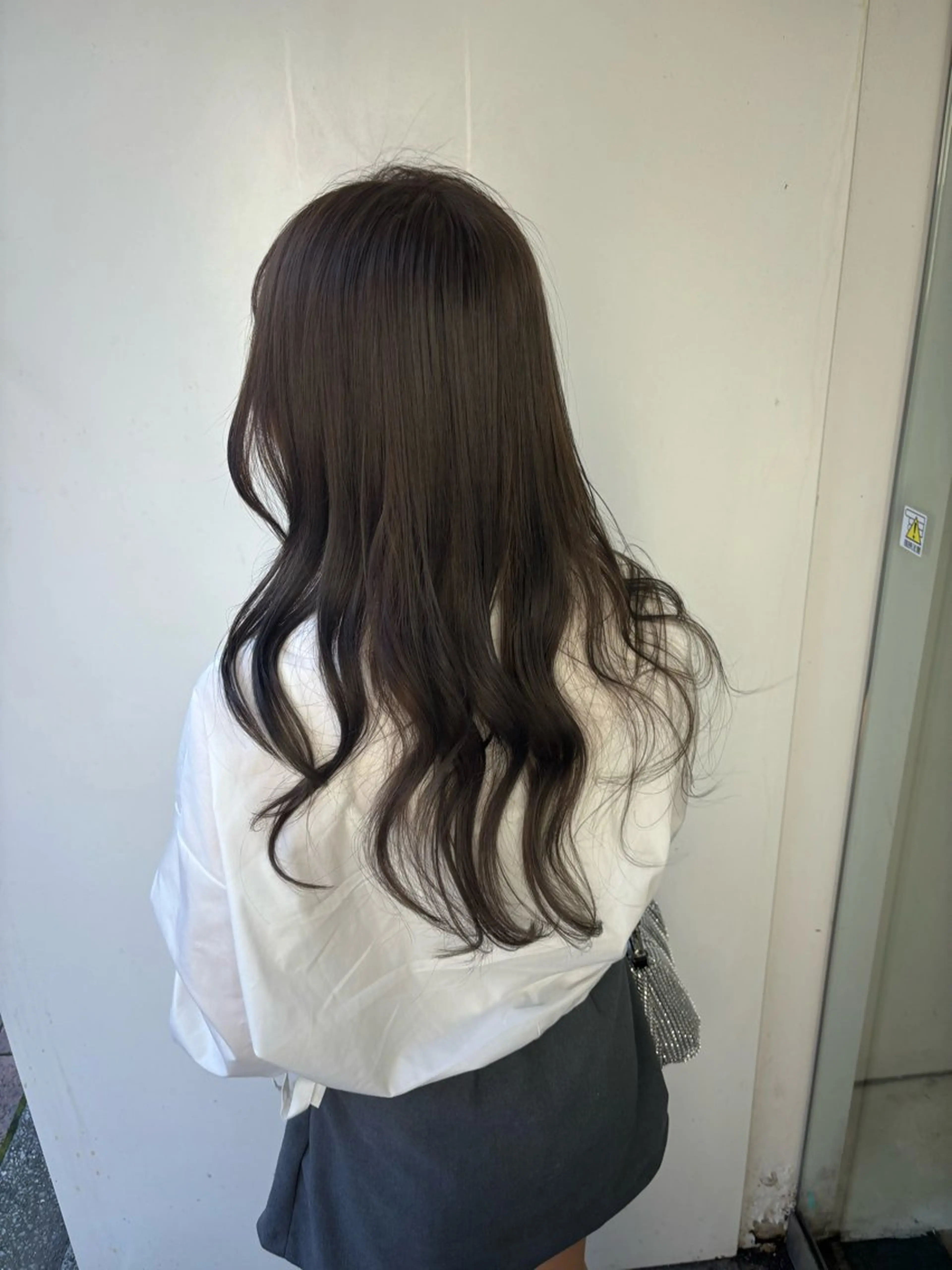 カラー 透明感カラー ヘアカラー ハイトーン/レイヤー nail 百咲💌のヘアスタイル