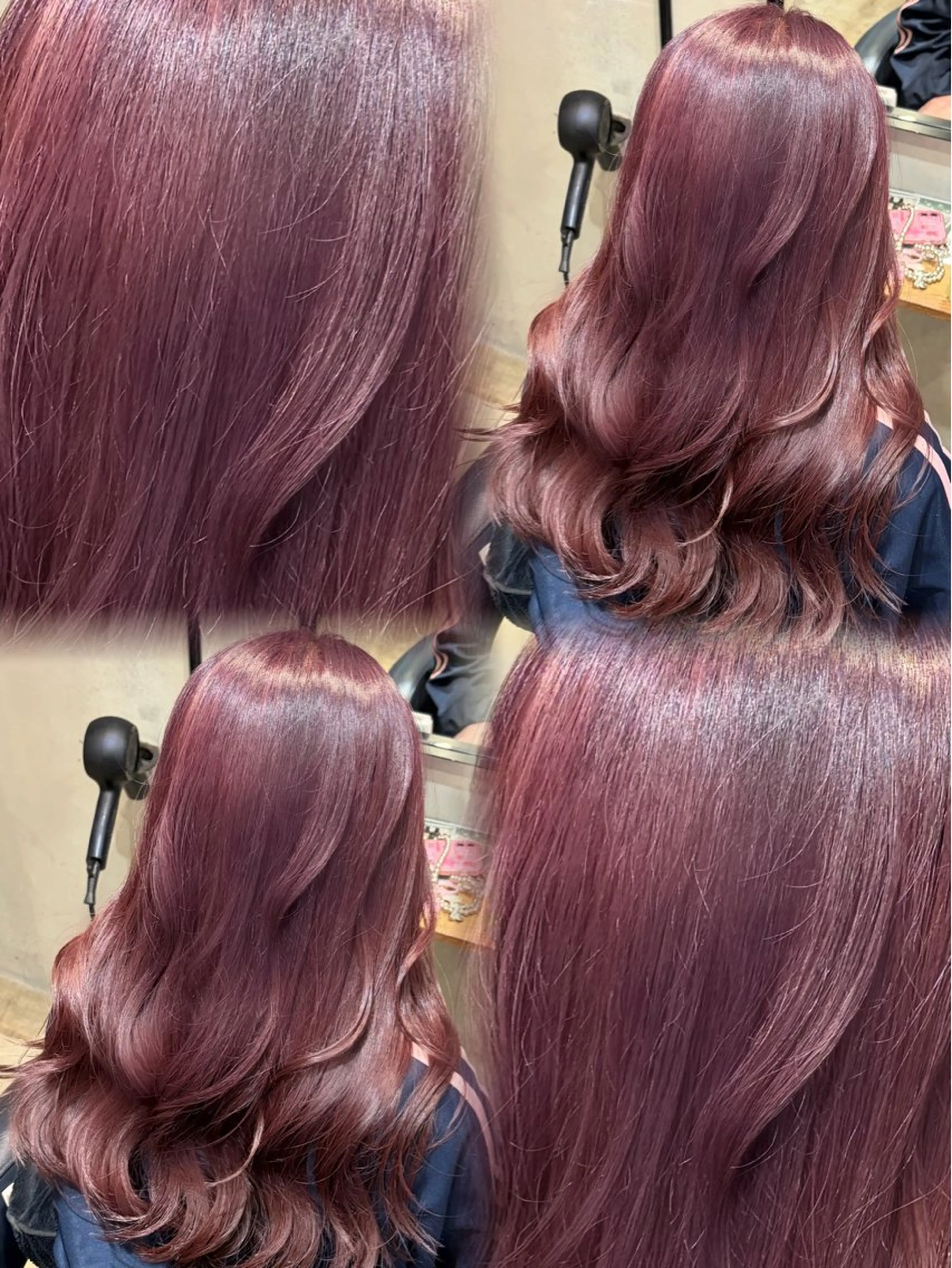 ロング カラー カット ヘアカラー みわ/博多 ブリーチ/メンズヘアのヘアスタイル