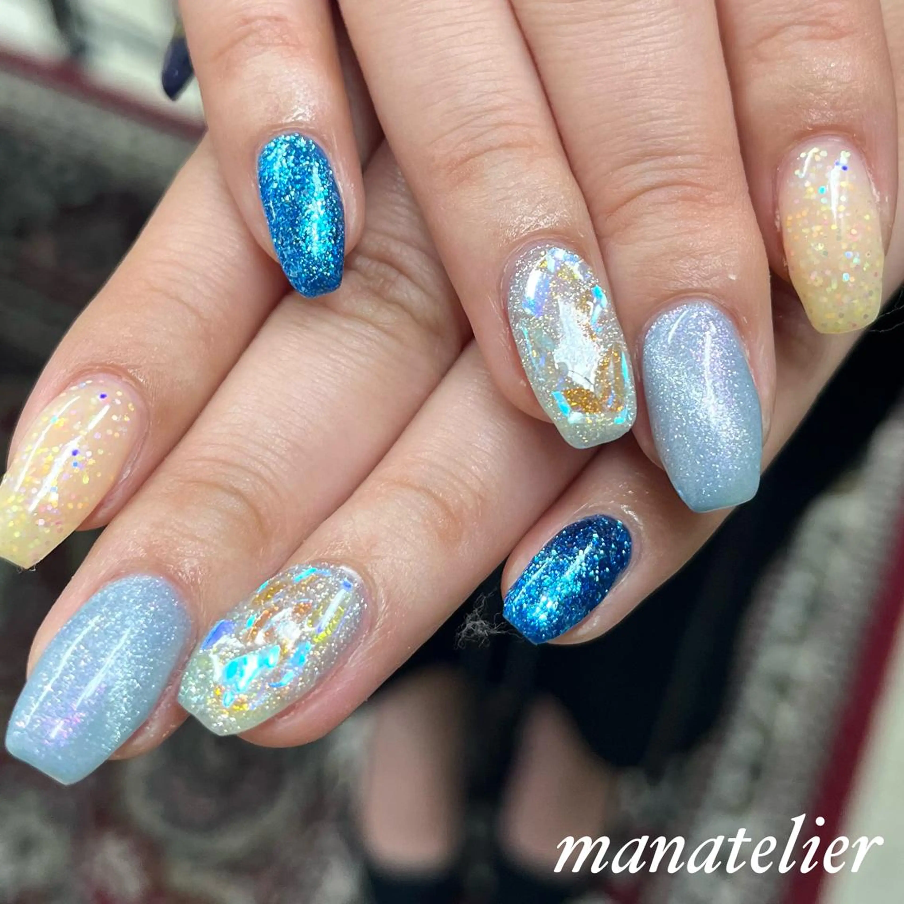 ネイル マグネットネイル ハンドネイル manatelier マナトリエのネイルデザイン