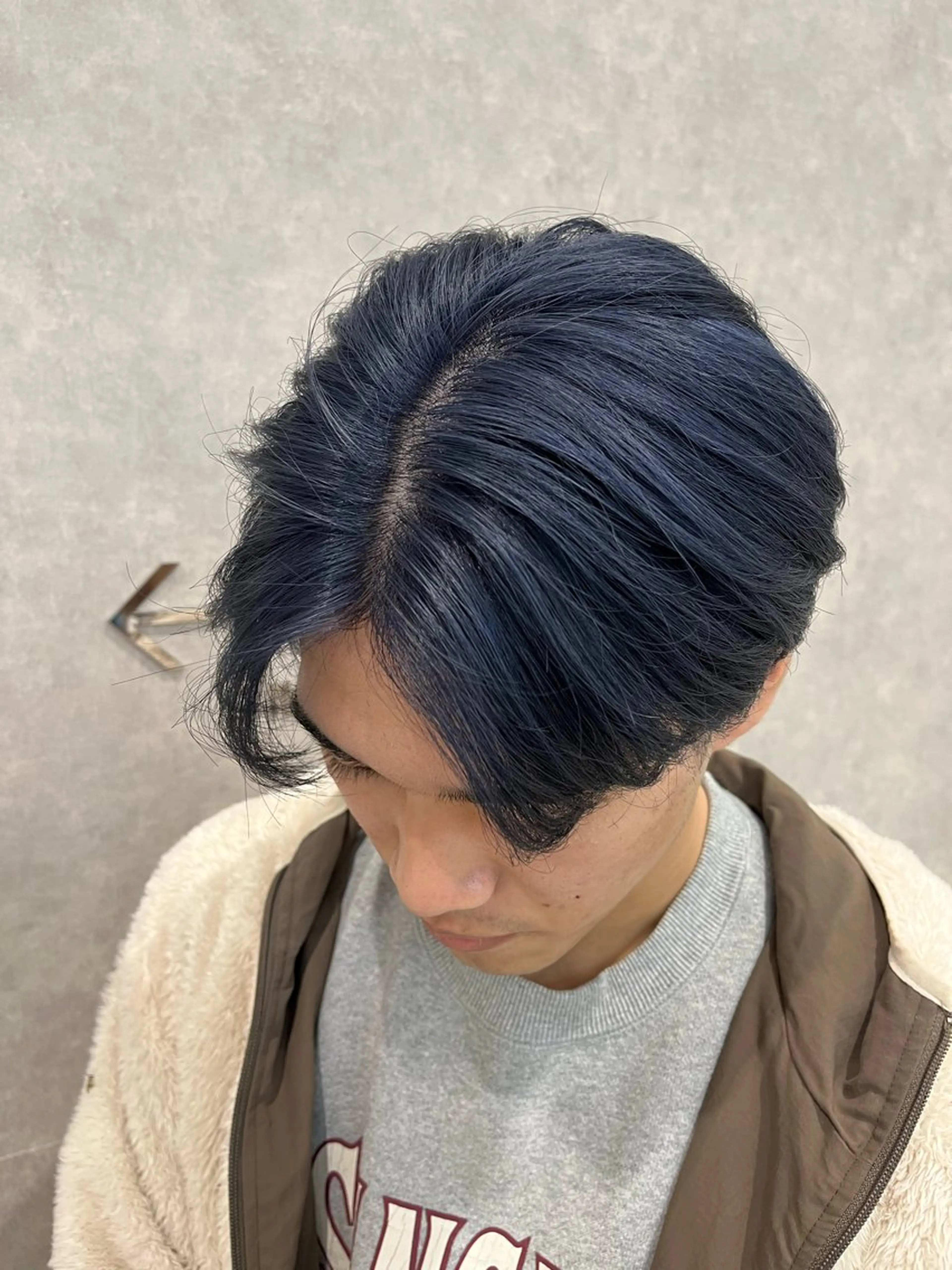 カラー ブリーチ シルバー Yuina hair774徳山店のヘアスタイル