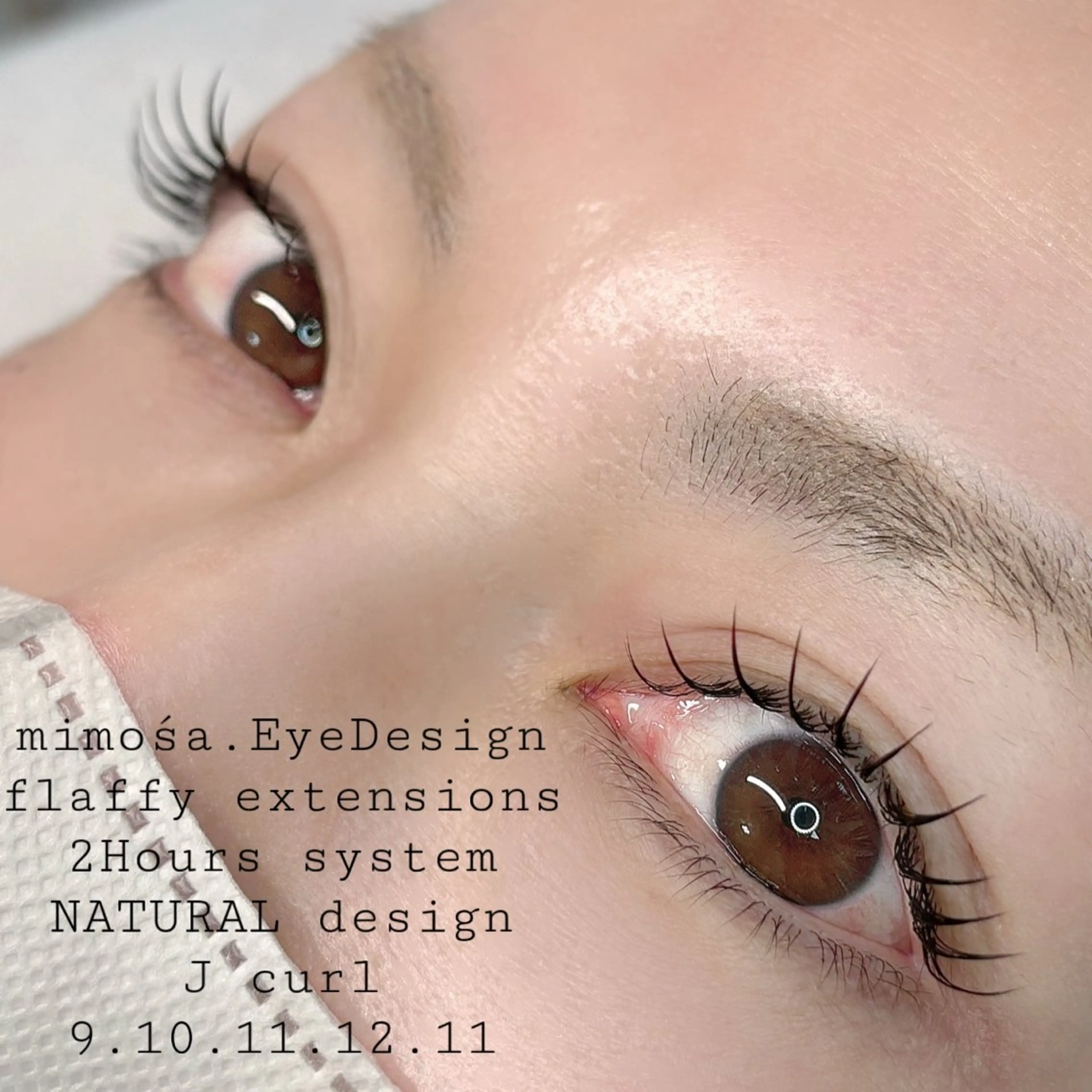 マツエク・マツパ マツエク mimośa. EyeDesignのマツエク・マツパデザイン