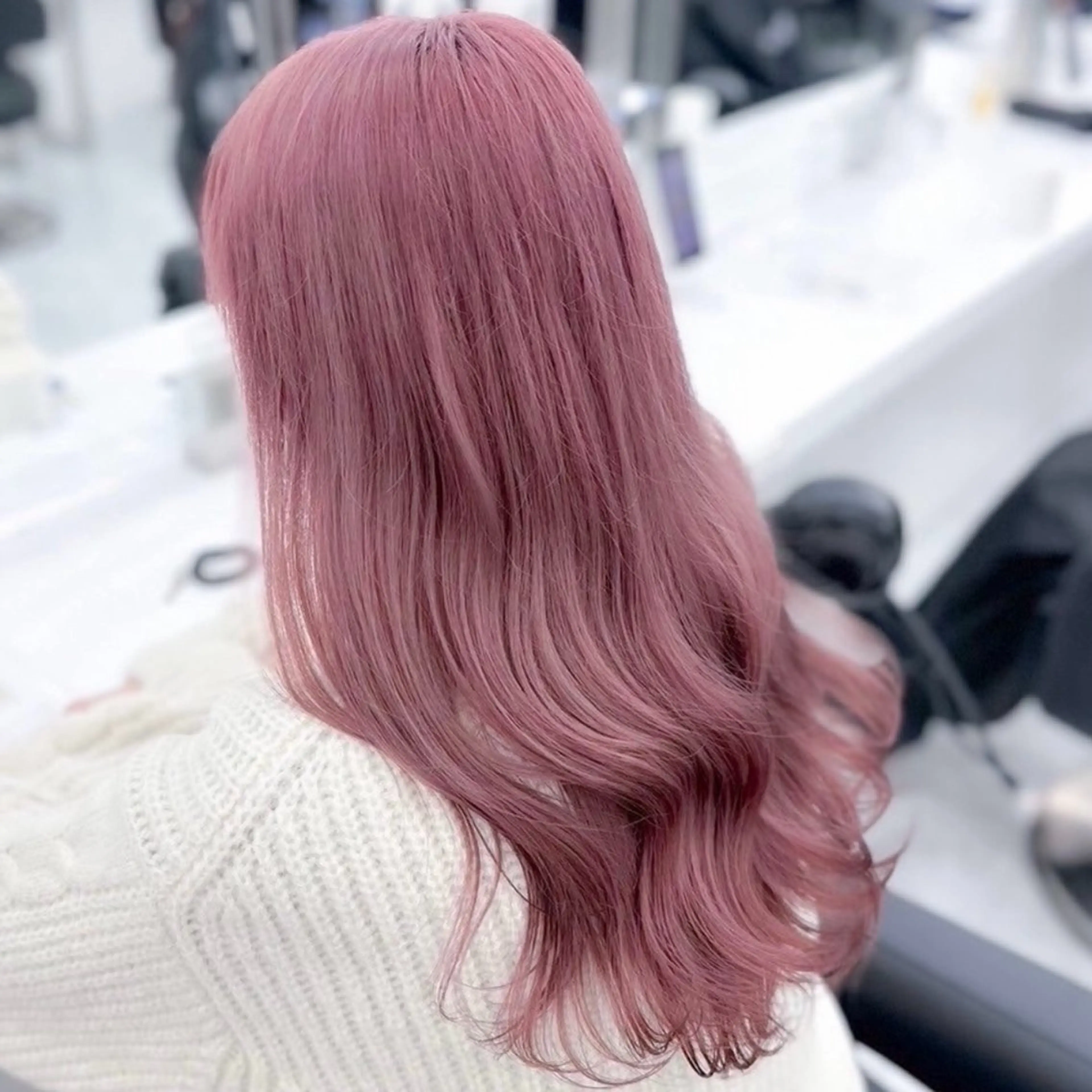 ミディアム カラー 🎀🧁ダメージレス 艶髪カラー🧁🎀のヘアスタイル