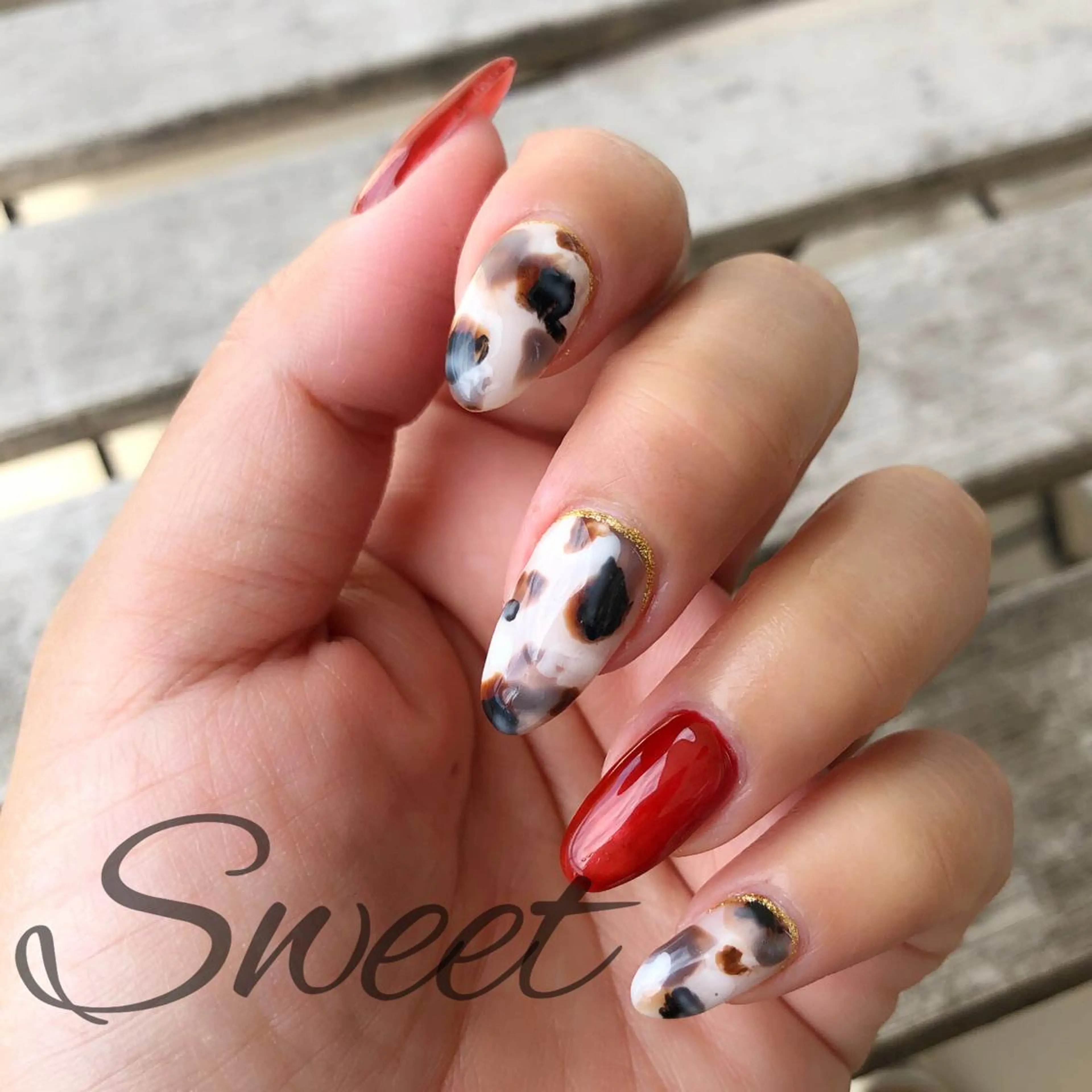 ネイル sweet 仲野陽子のネイルデザイン