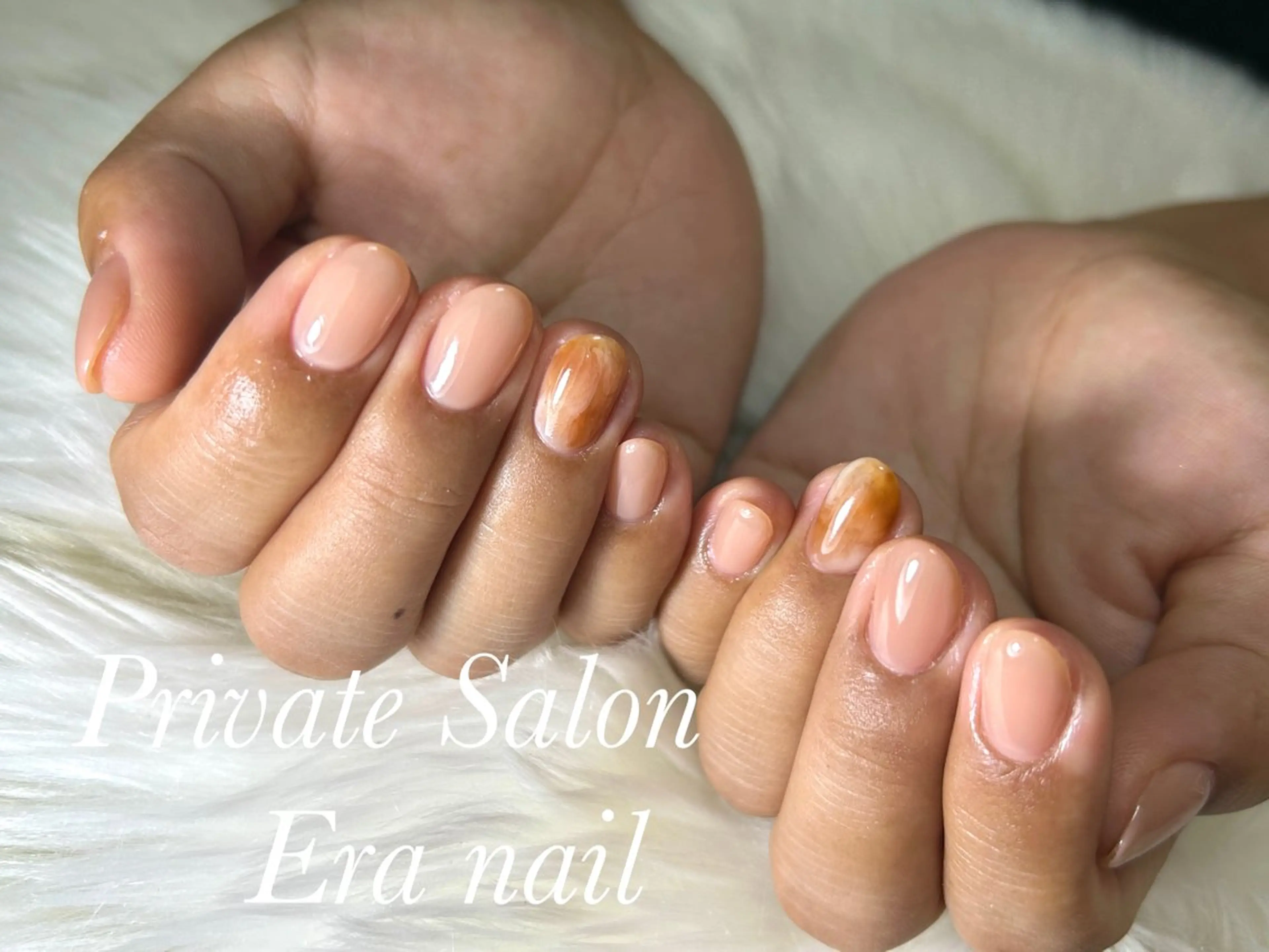 ネイル べっ甲ネイル シンプルネイル Era nailのネイルデザイン