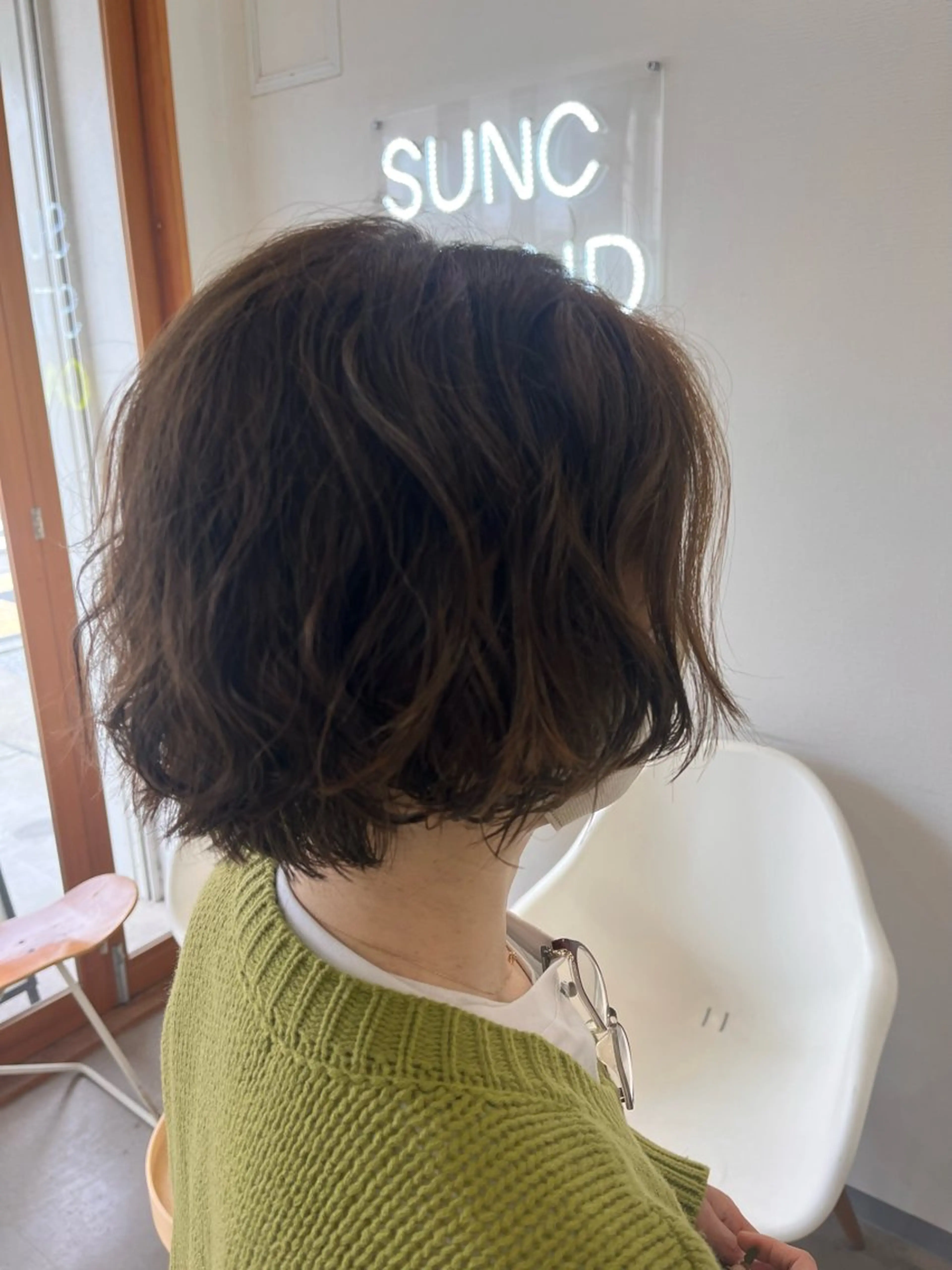 ショート パーマ カット パーマ トリートメント 森田 菜留美のヘアスタイル