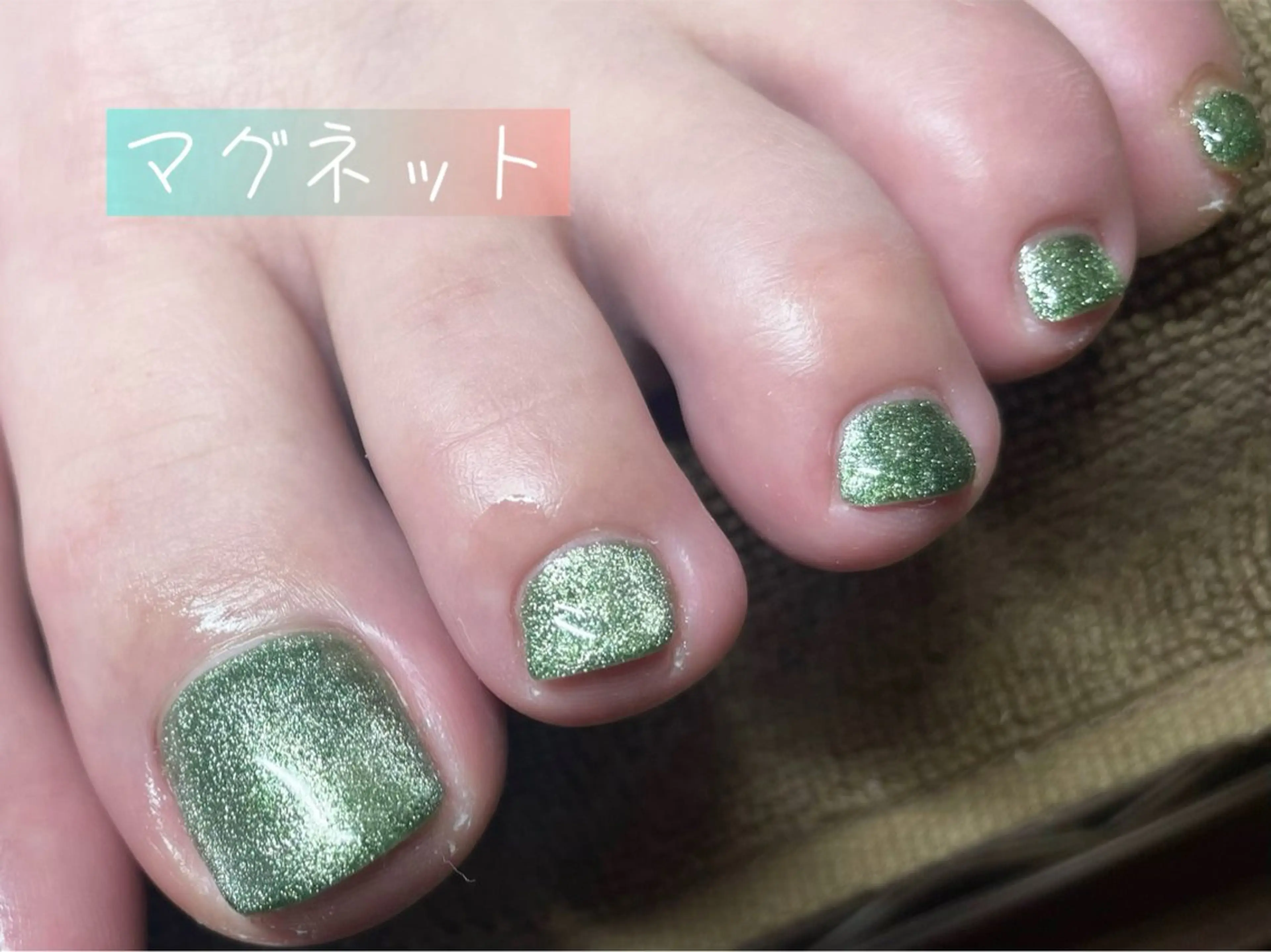 ネイル マグネットネイル フットネイル 【PourVous】 AYUMIのネイルデザイン