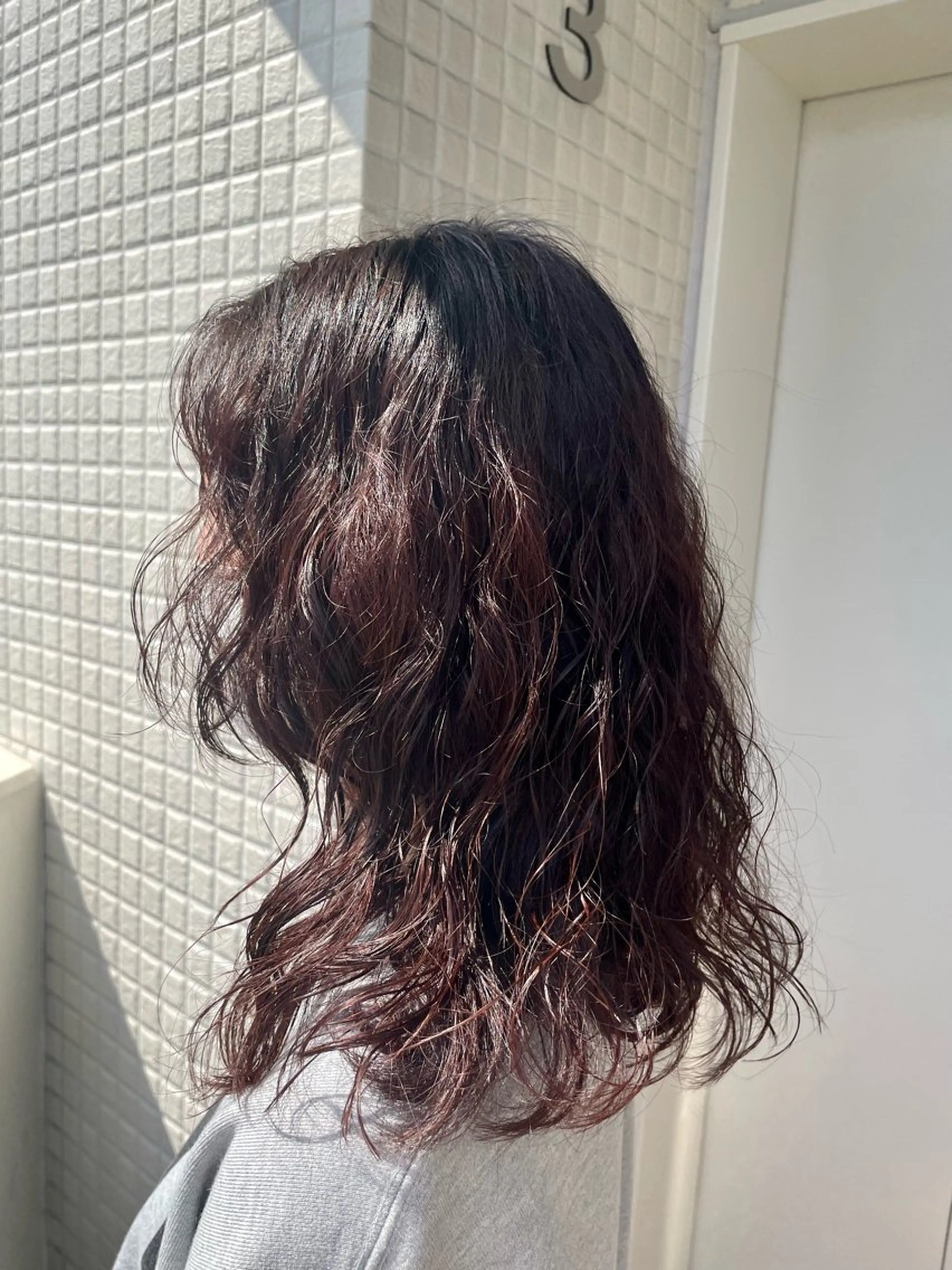 セミロング カラー パーマ カット ヘアカラー パーマ トリートメント 🎀レイヤー/パーマ カラー/ai🎀のヘアスタイル
