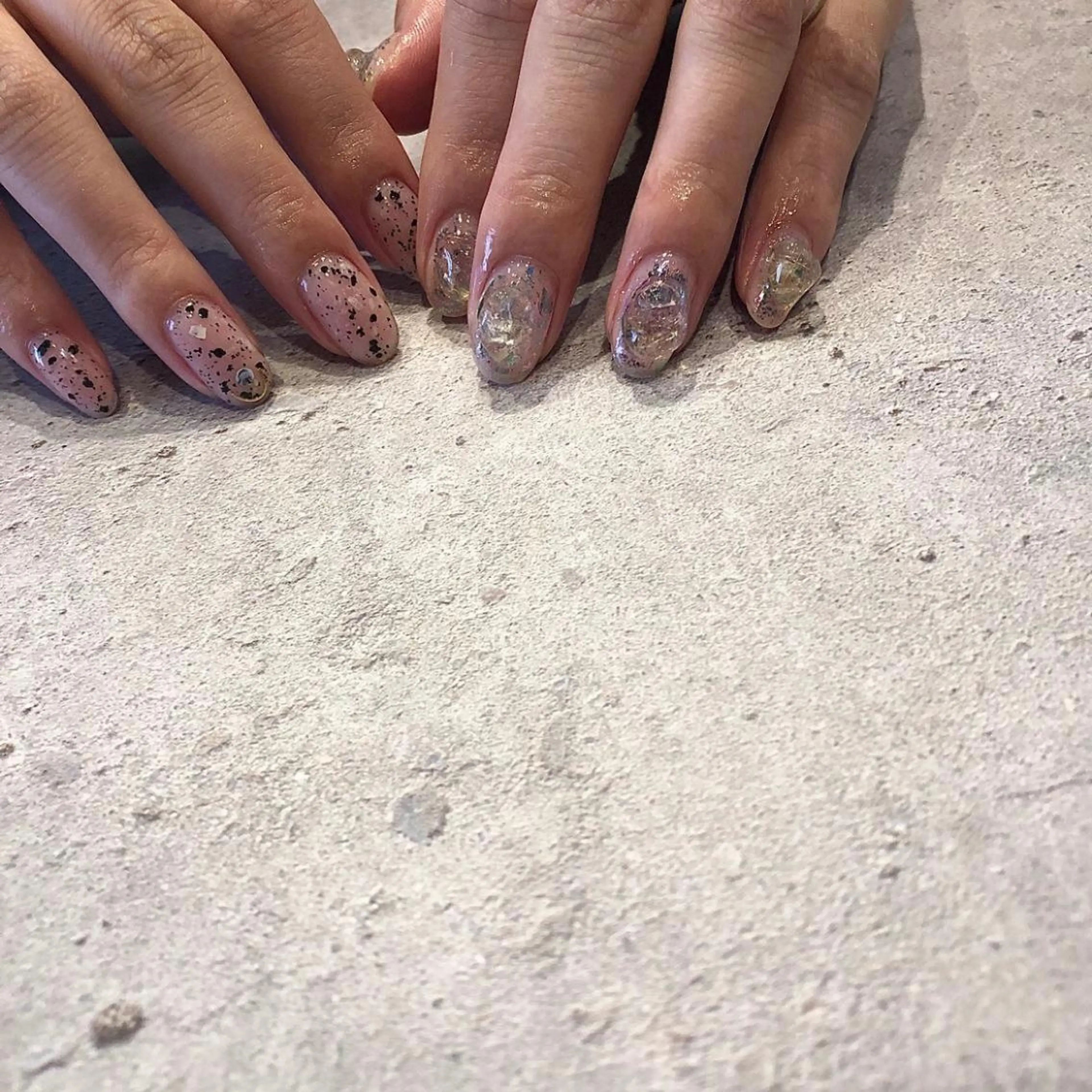 ネイル パラあり！フィルイン 美フォルムのネイルデザイン