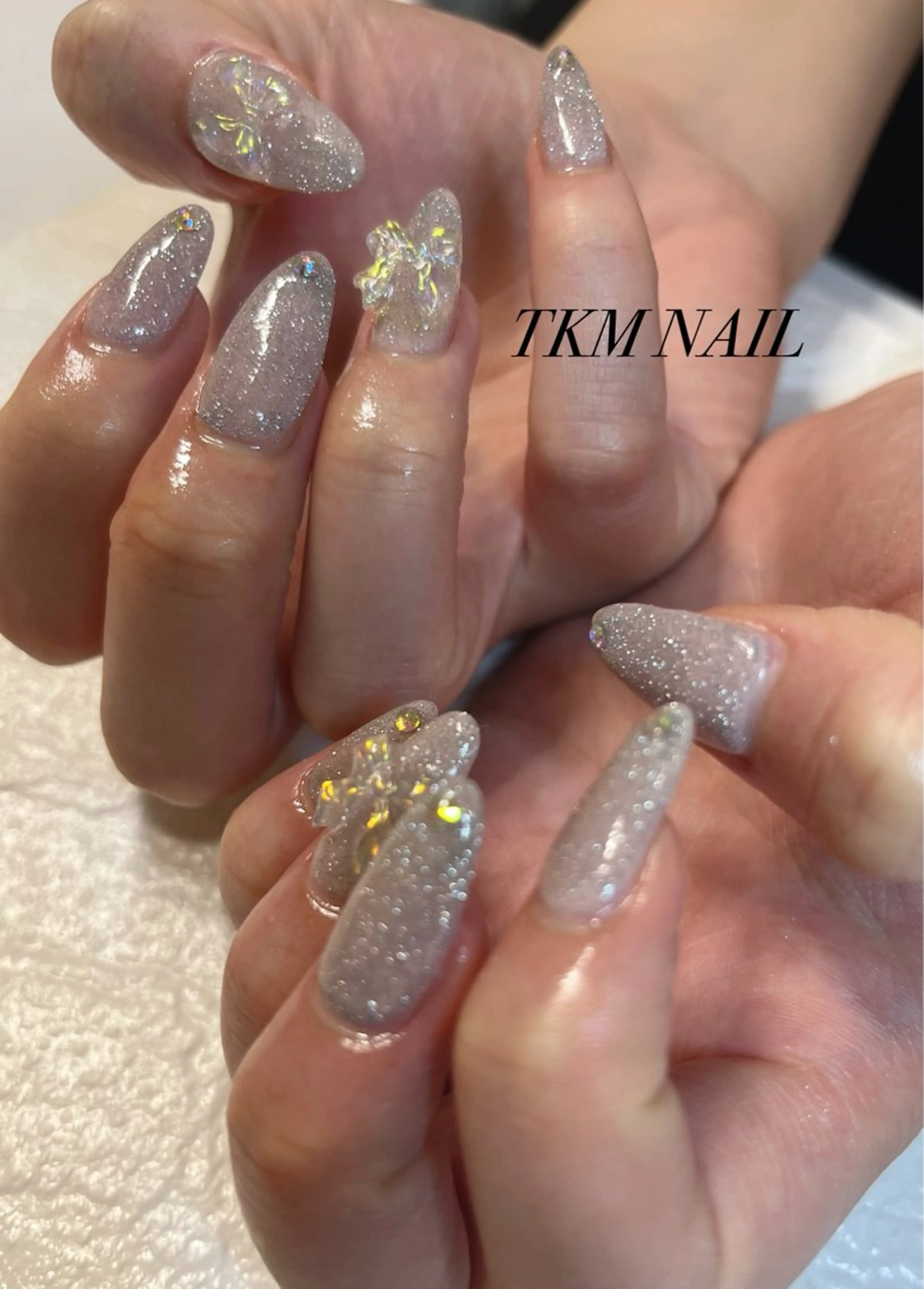ネイル キラキラネイル シンプルネイル ______ TKM  NAILのネイルデザイン
