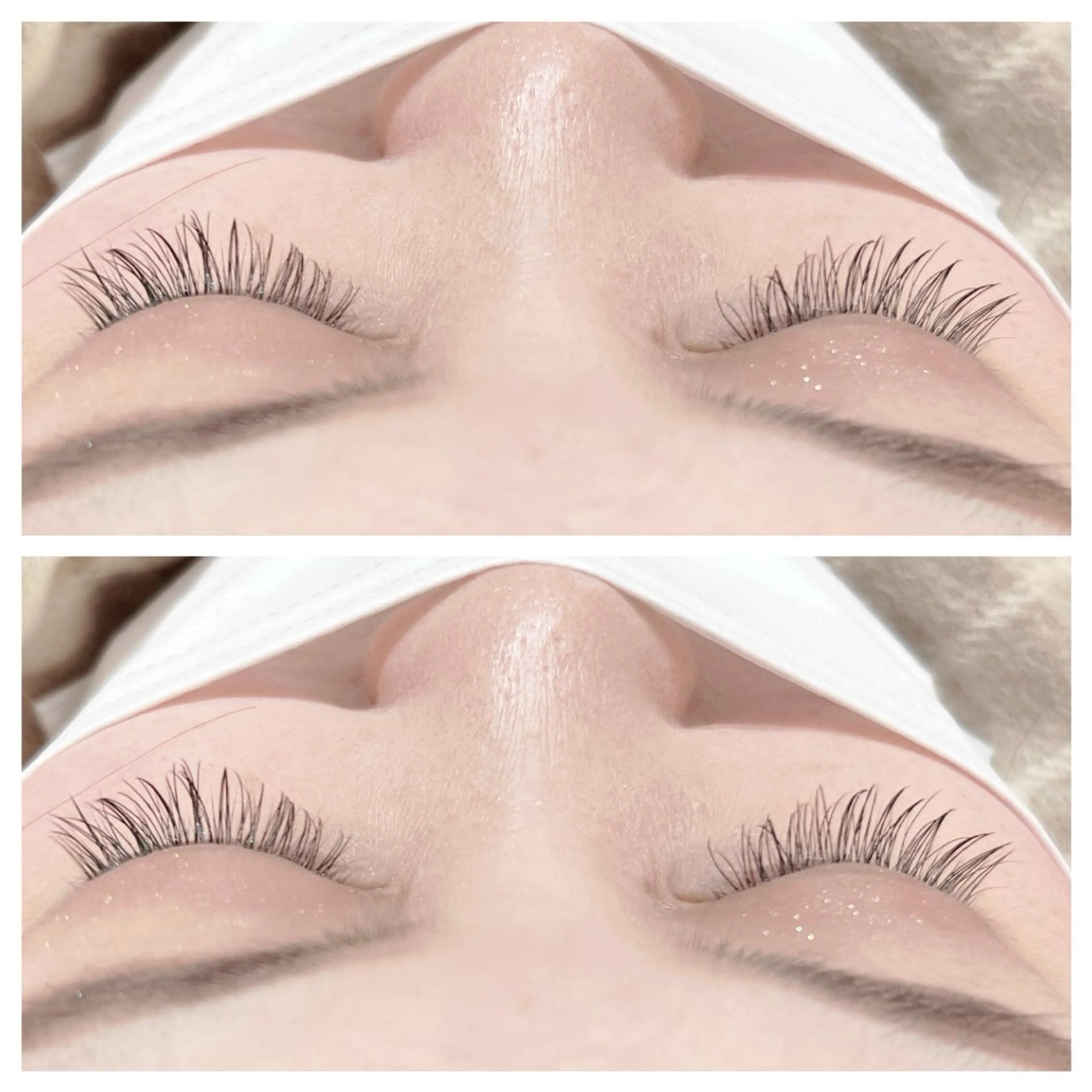 マツエク・マツパ フラットラッシュ arisa .のマツエク・マツパデザイン