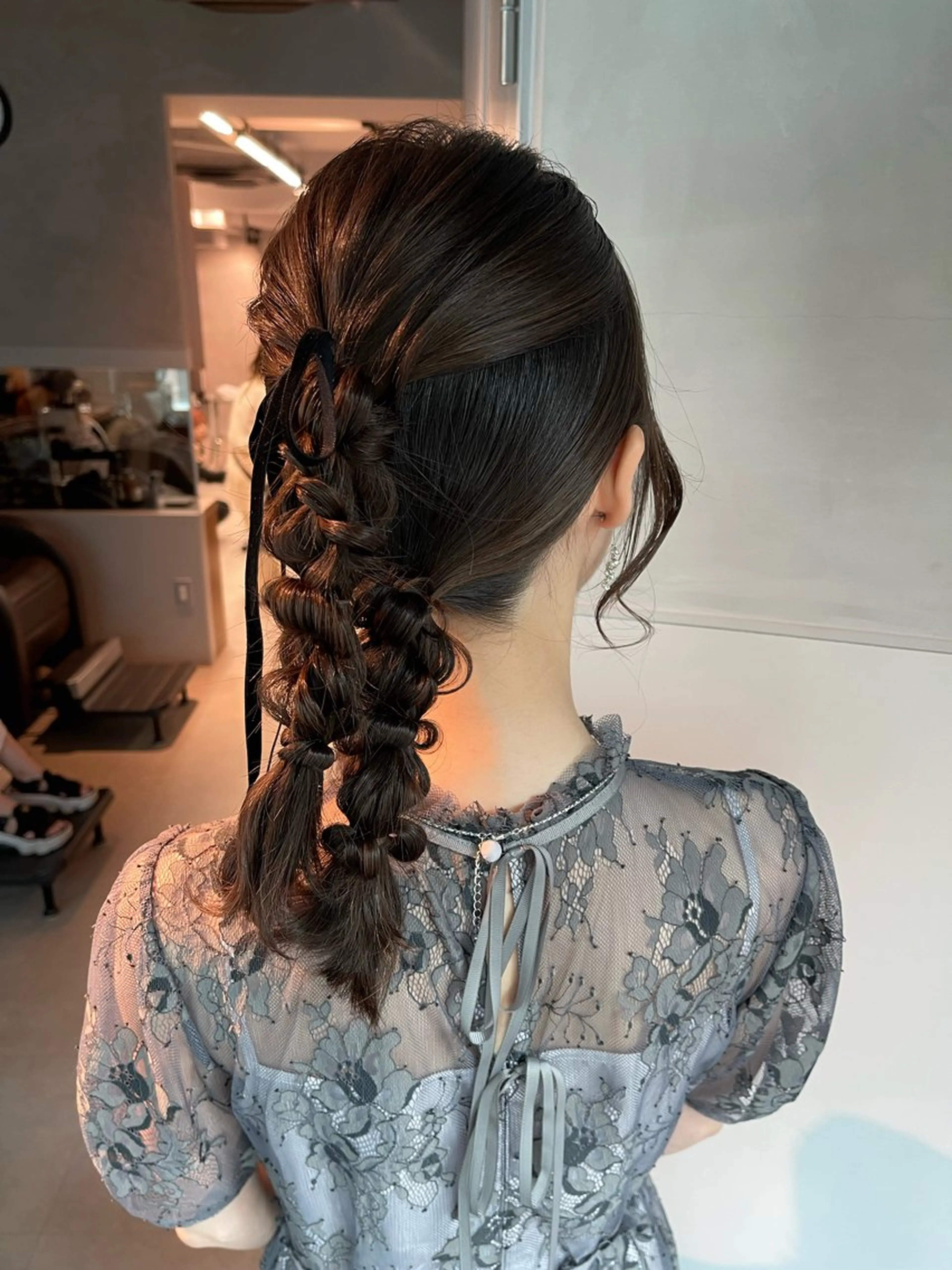 ヘアアレンジ ヘアセット 透明感カラー🪽￤ 銀座￤Rimiのヘアスタイル