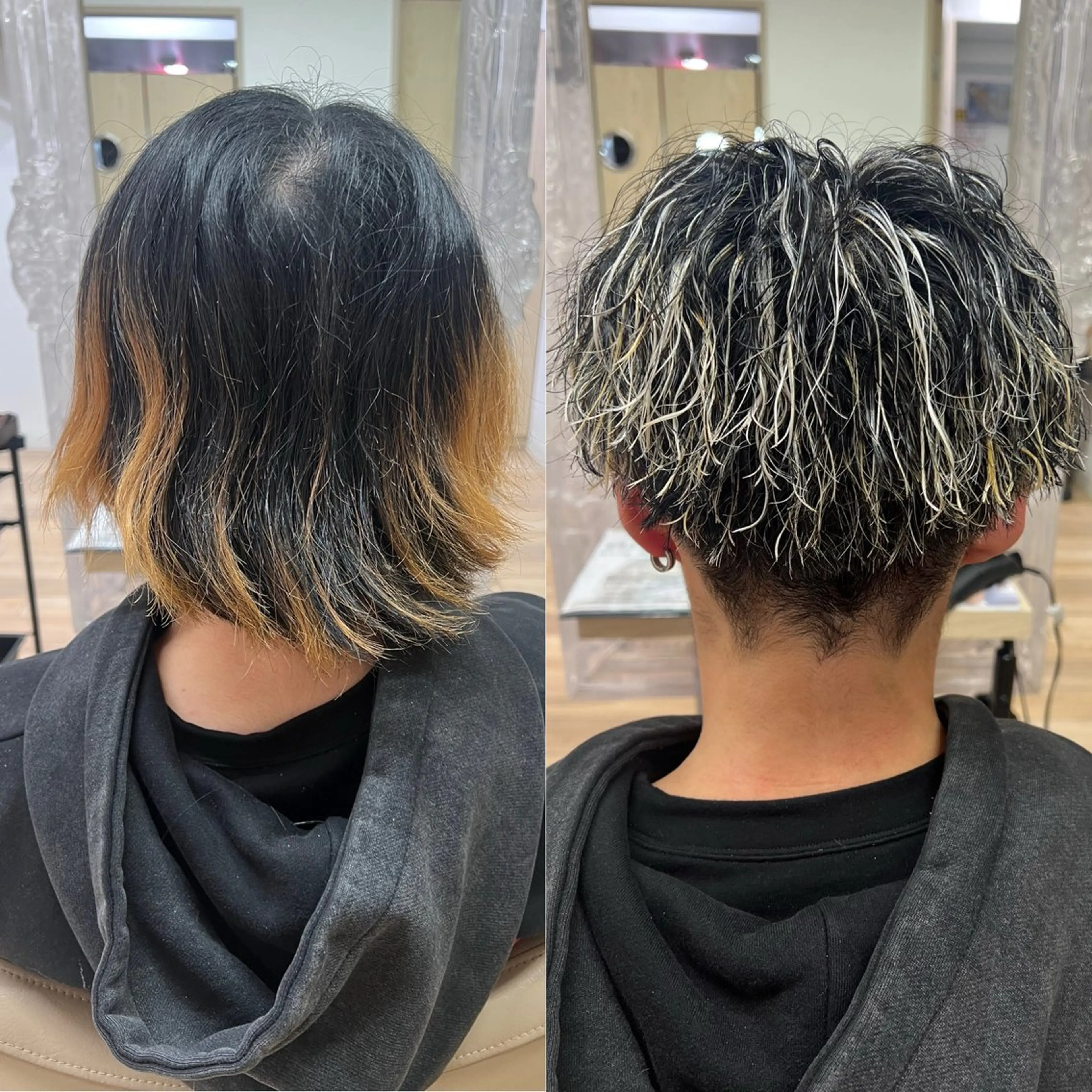 カラー パーマ メンズ メンズハイライト ハイライトカラー カット ヘアカラー 高橋 香奈のヘアスタイル