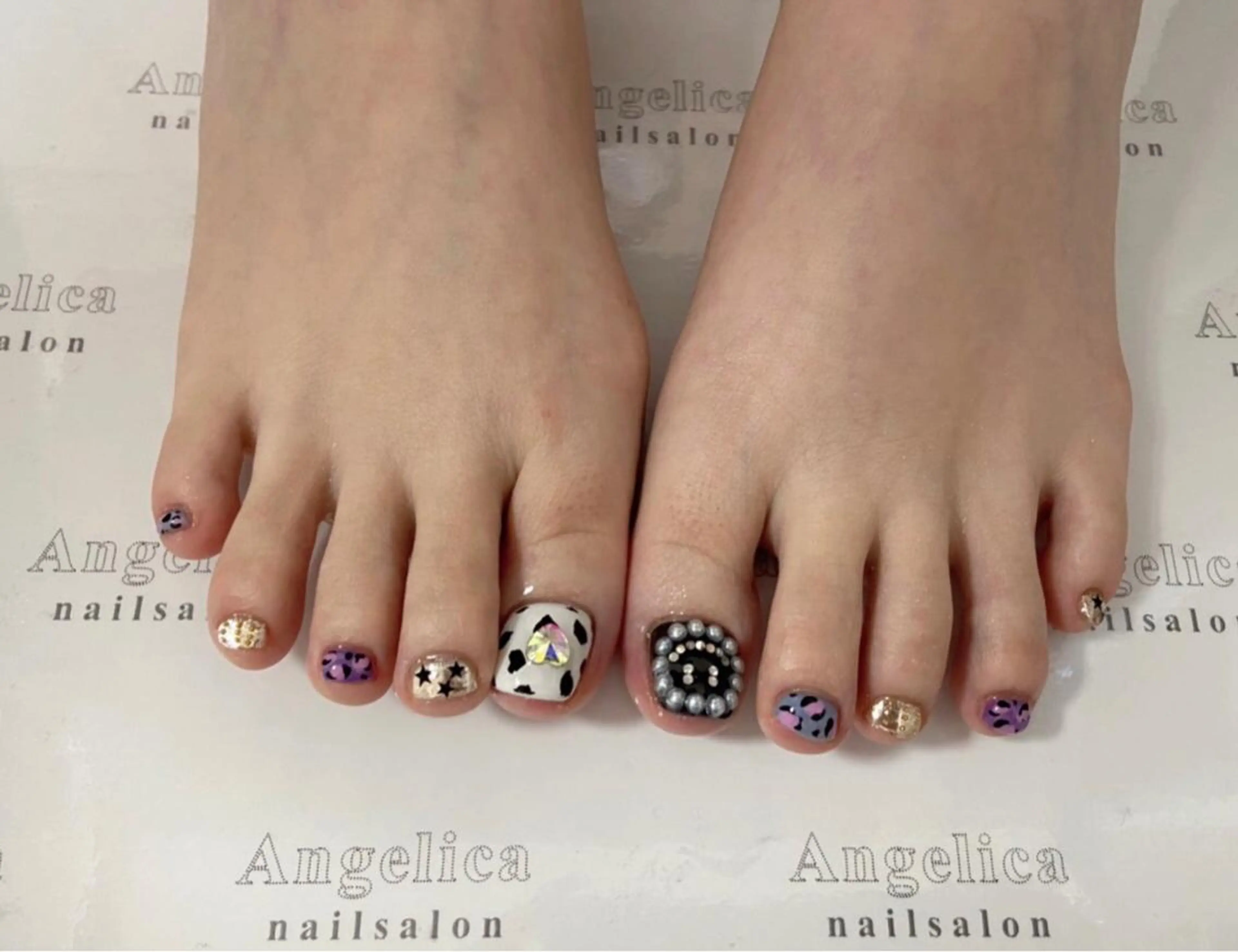 ネイル ハンドネイル Angelica ネイリストのネイルデザイン