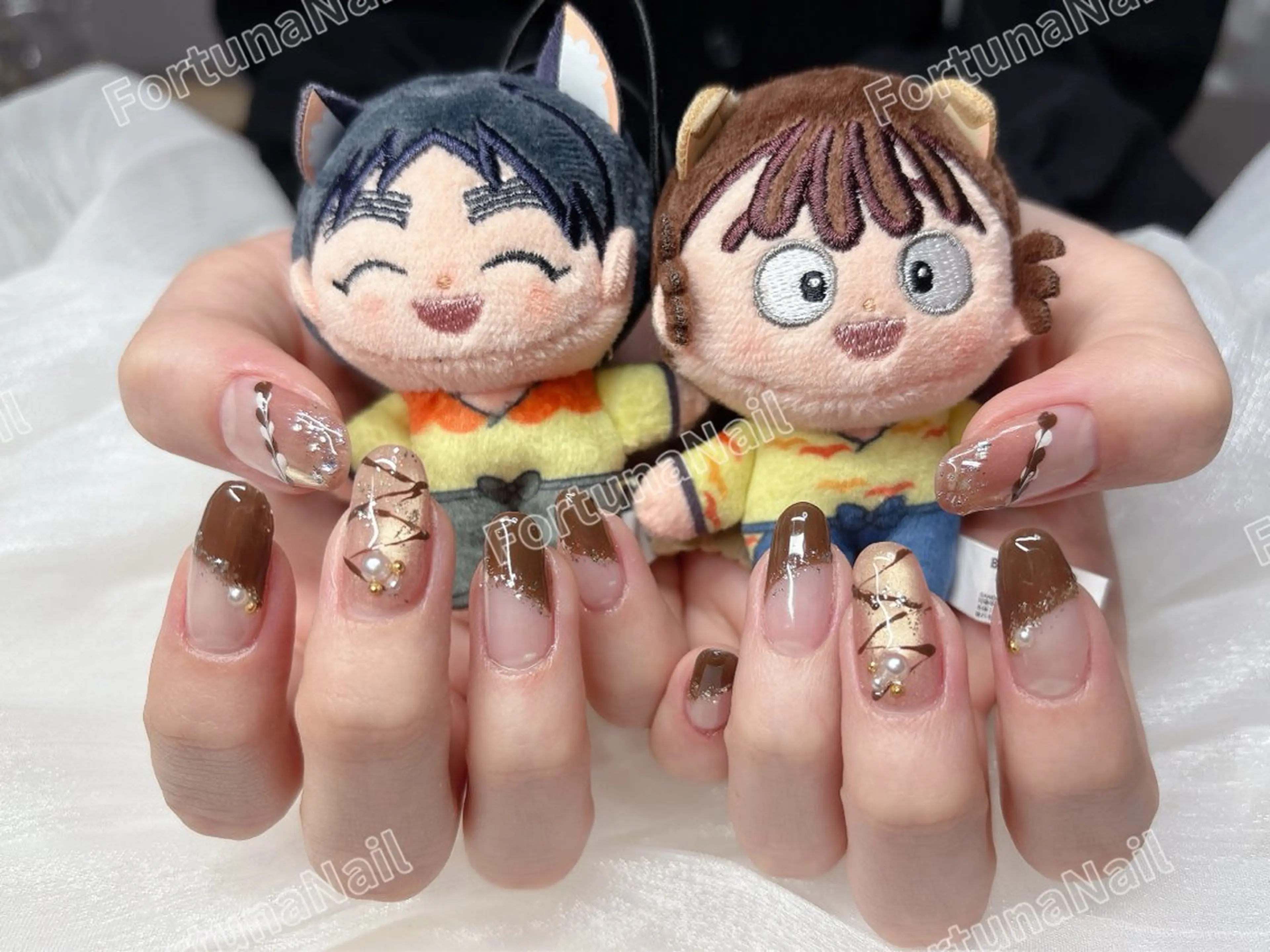 ネイル バレンタイン ハンドネイル Nail •Head スパFortunaのネイルデザイン