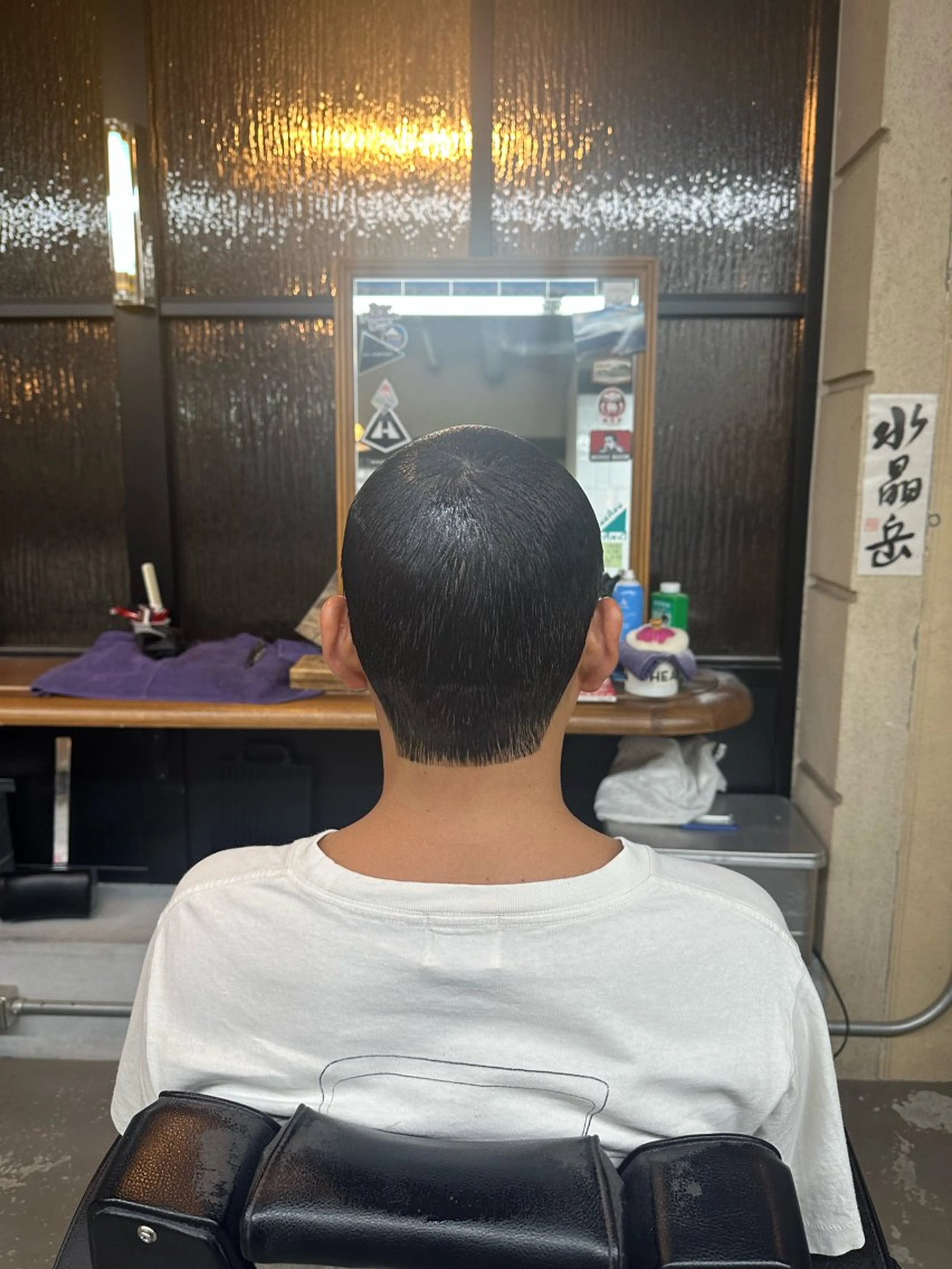 刈り上げメンテナンスの写真