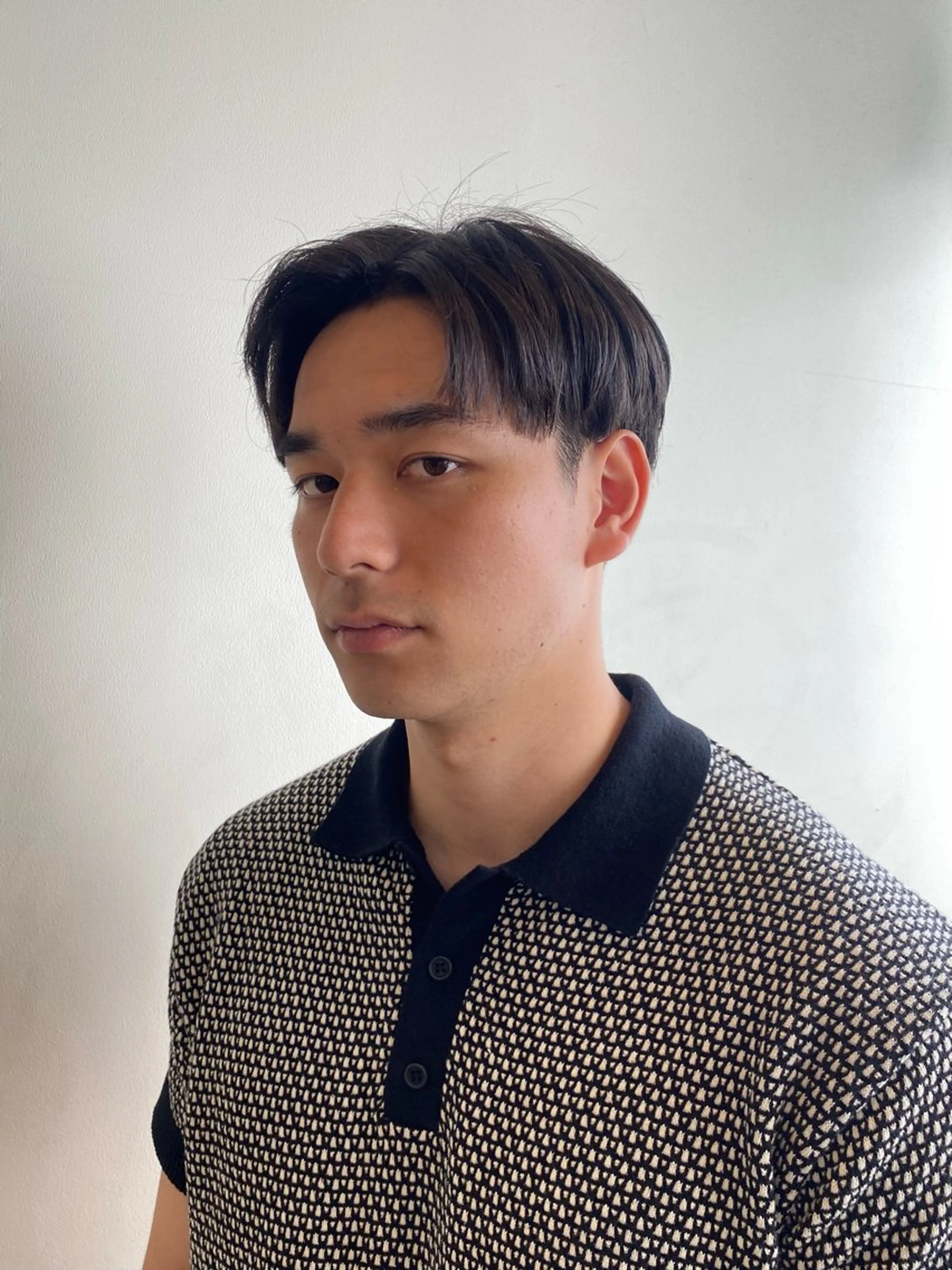 ショート メンズ カット トリートメント レイヤーボブ/ 艶カラー/サナ🌼のヘアスタイル