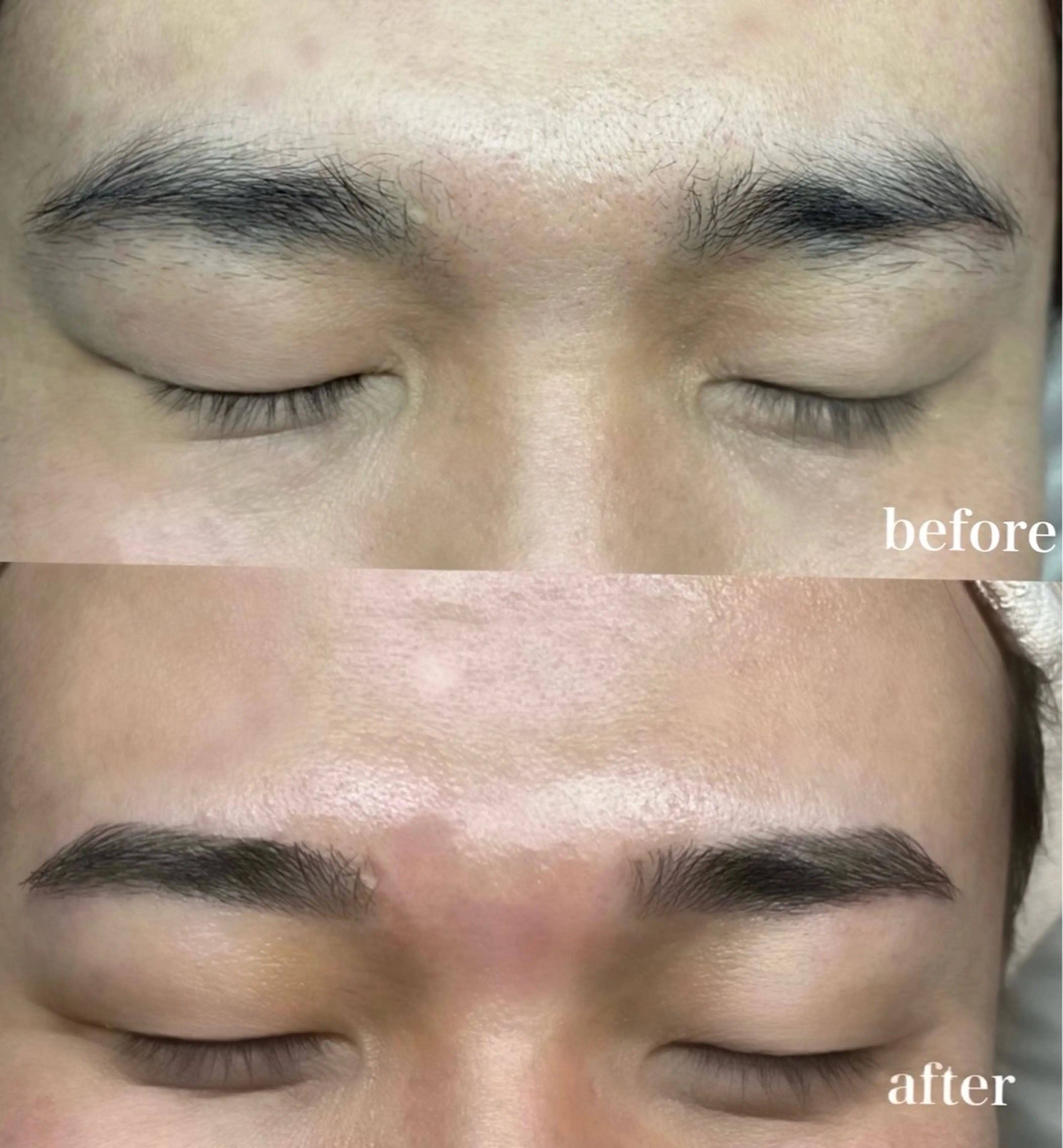 メンズ アイブロウ ワックス脱毛 眉カット KAHO 眉毛WAXパーマの眉毛・アイブロウイメージ