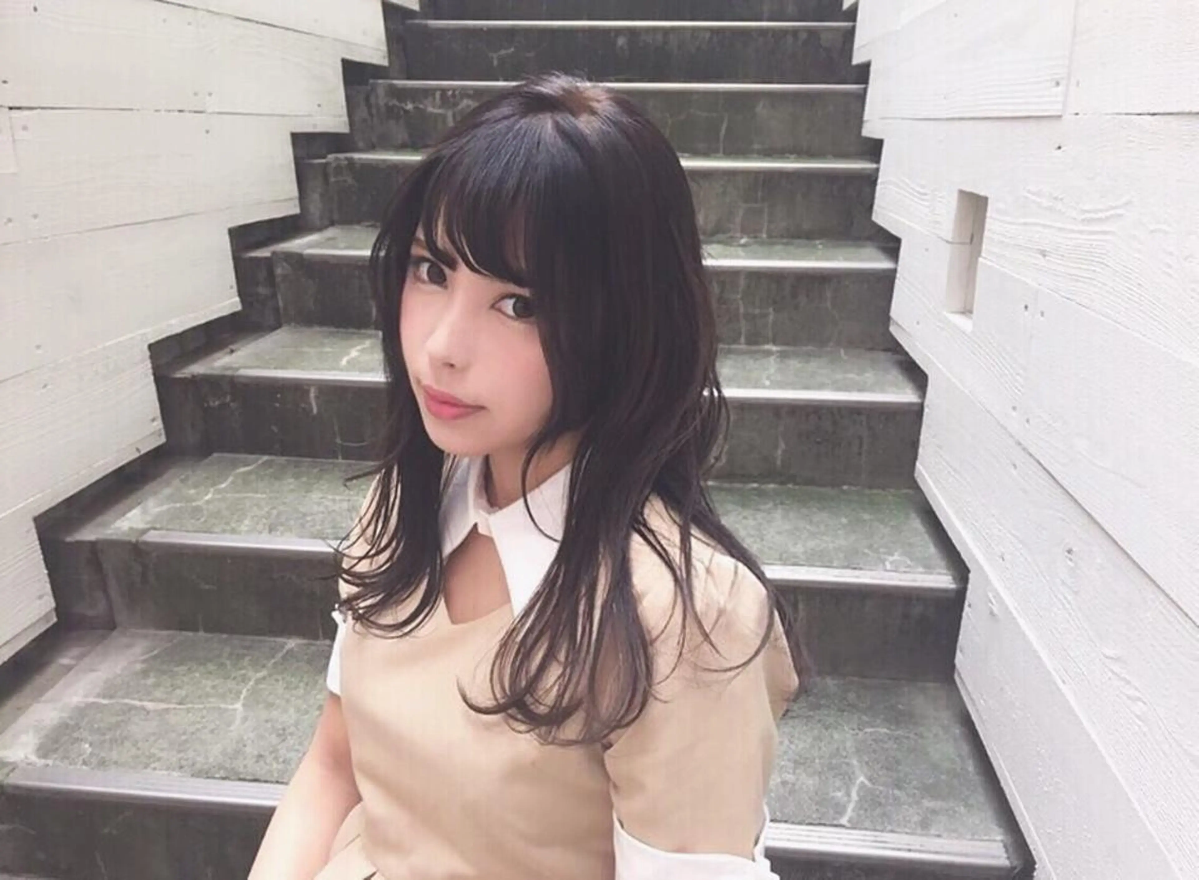 ミディアム セミロング ロング カラー トリートメント 🉐レイヤー/塩見 弘樹🉐渋谷のヘアスタイル