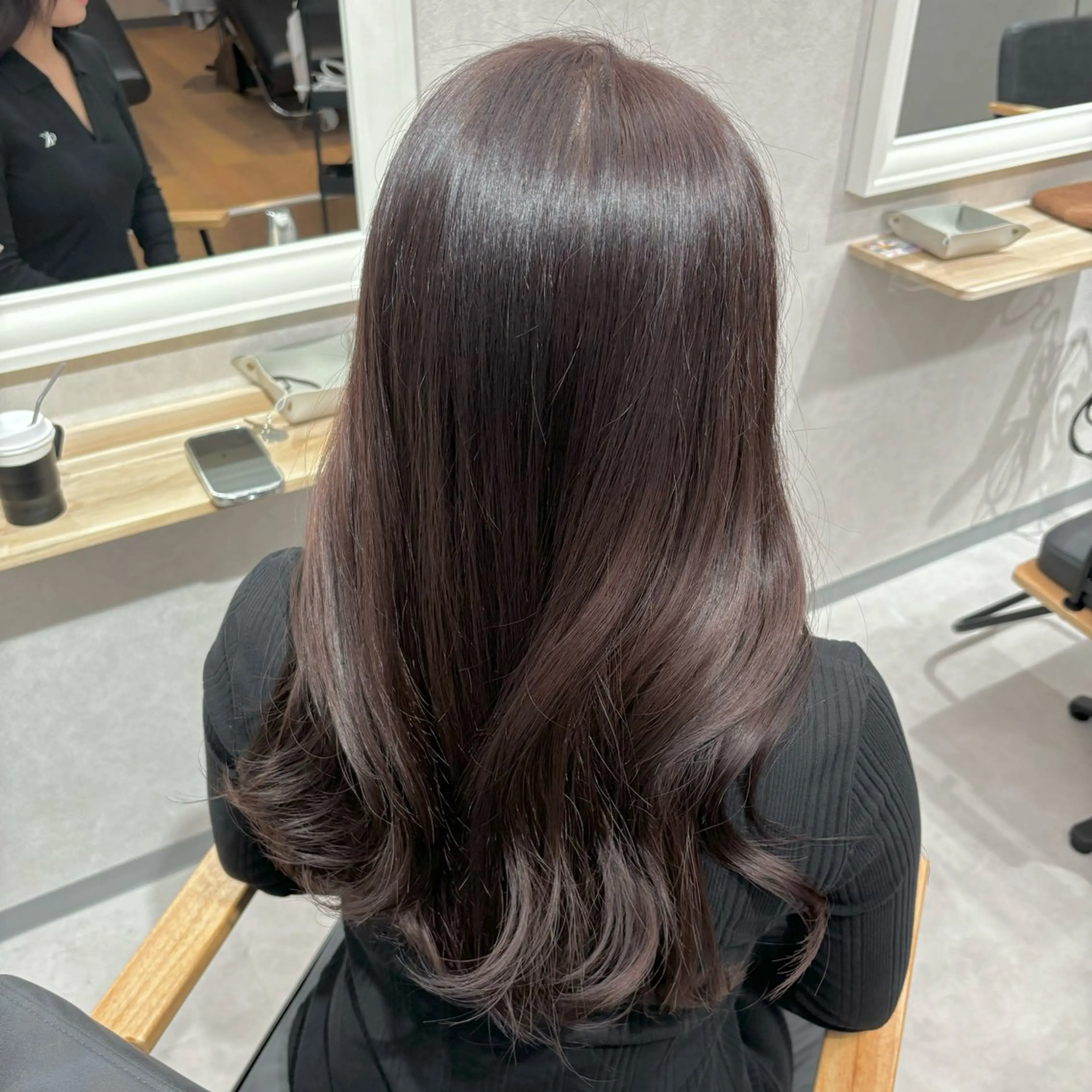 セミロング ヘアカラー トリートメント 🩵似合わせカット/ カラー/あさか 🩵のヘアスタイル