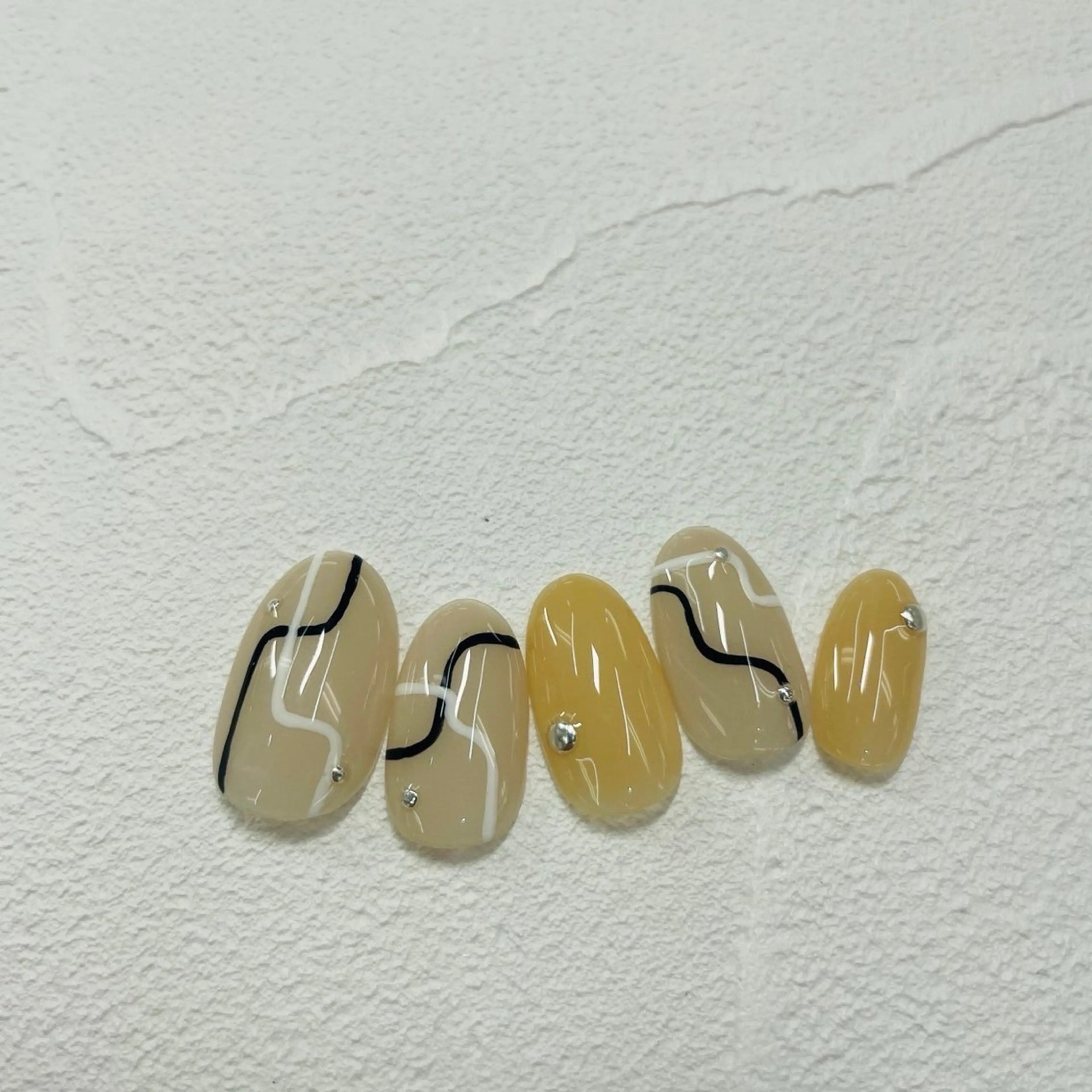 ネイル ⭐︎休業中の練習⭐︎ JNA認定講師髙橋のネイルデザイン