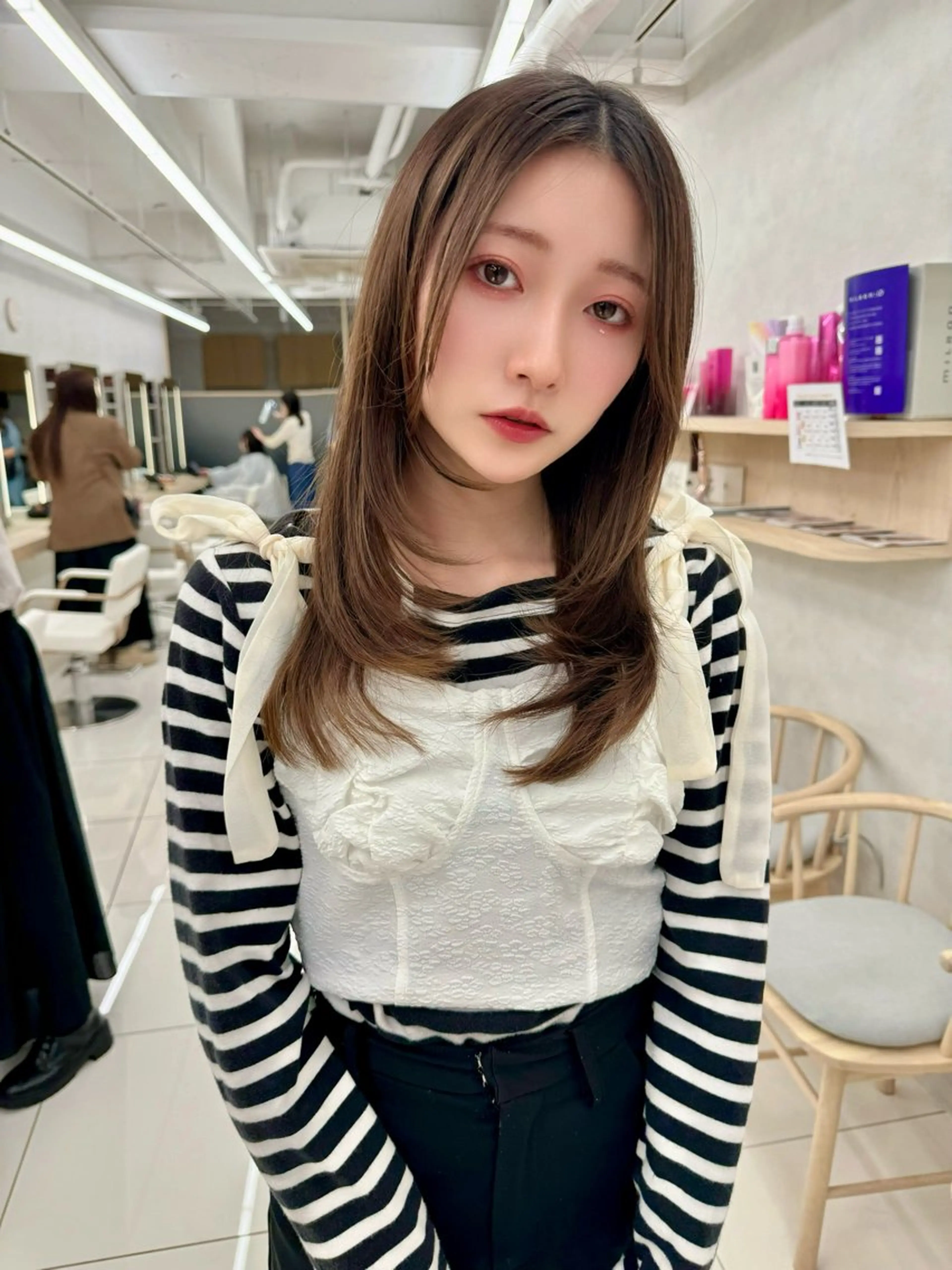 ロング 三鷹で1番ショート ボブをカットする新谷のヘアスタイル