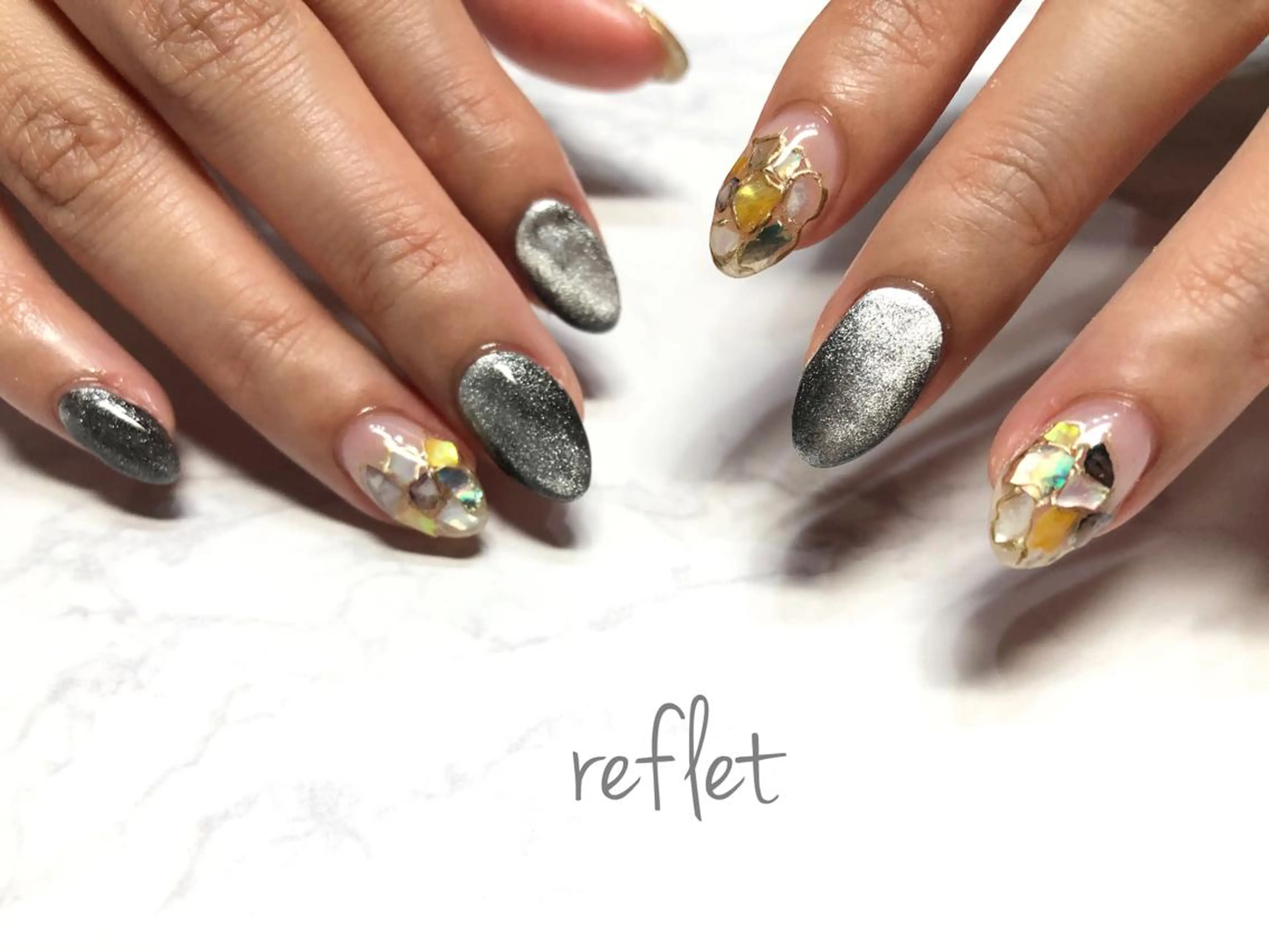 ネイル ハンドネイル reflet nailのネイルデザイン