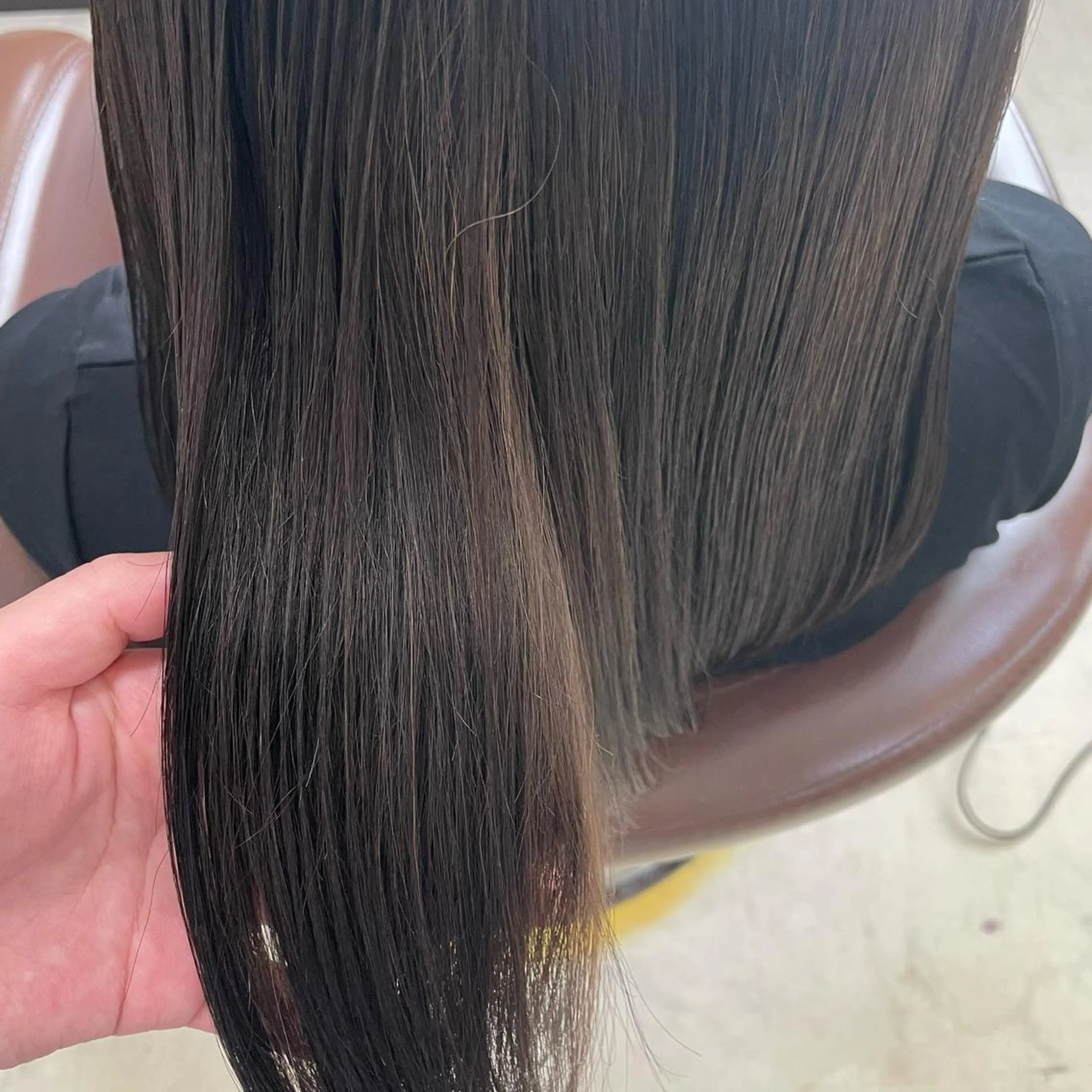 セミロング カラー ブラウンカラー feliz🤍 RINAのマツエク・マツパデザイン