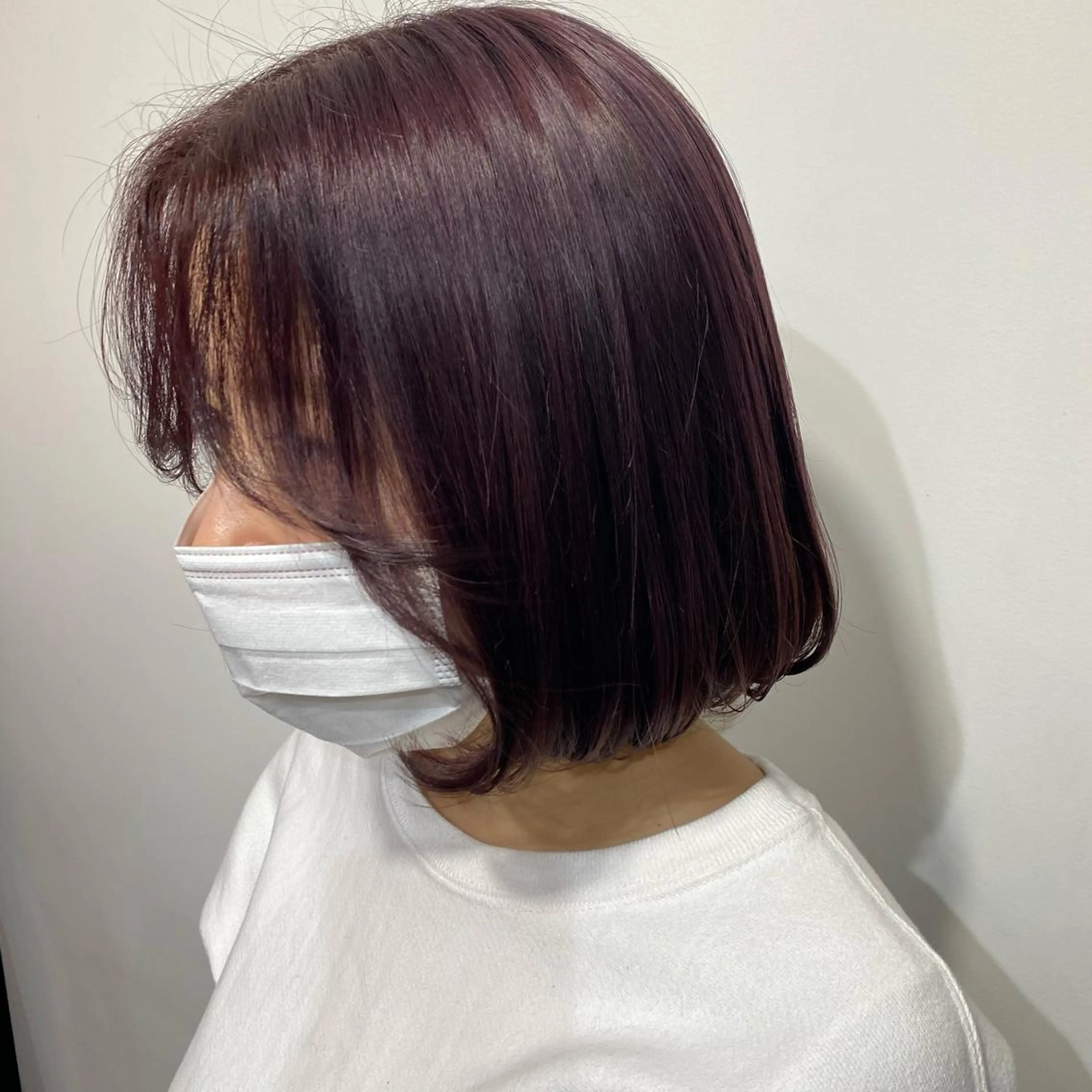 ミディアム カラー 髪質改善サロン🫧 戎谷栞菜のヘアスタイル