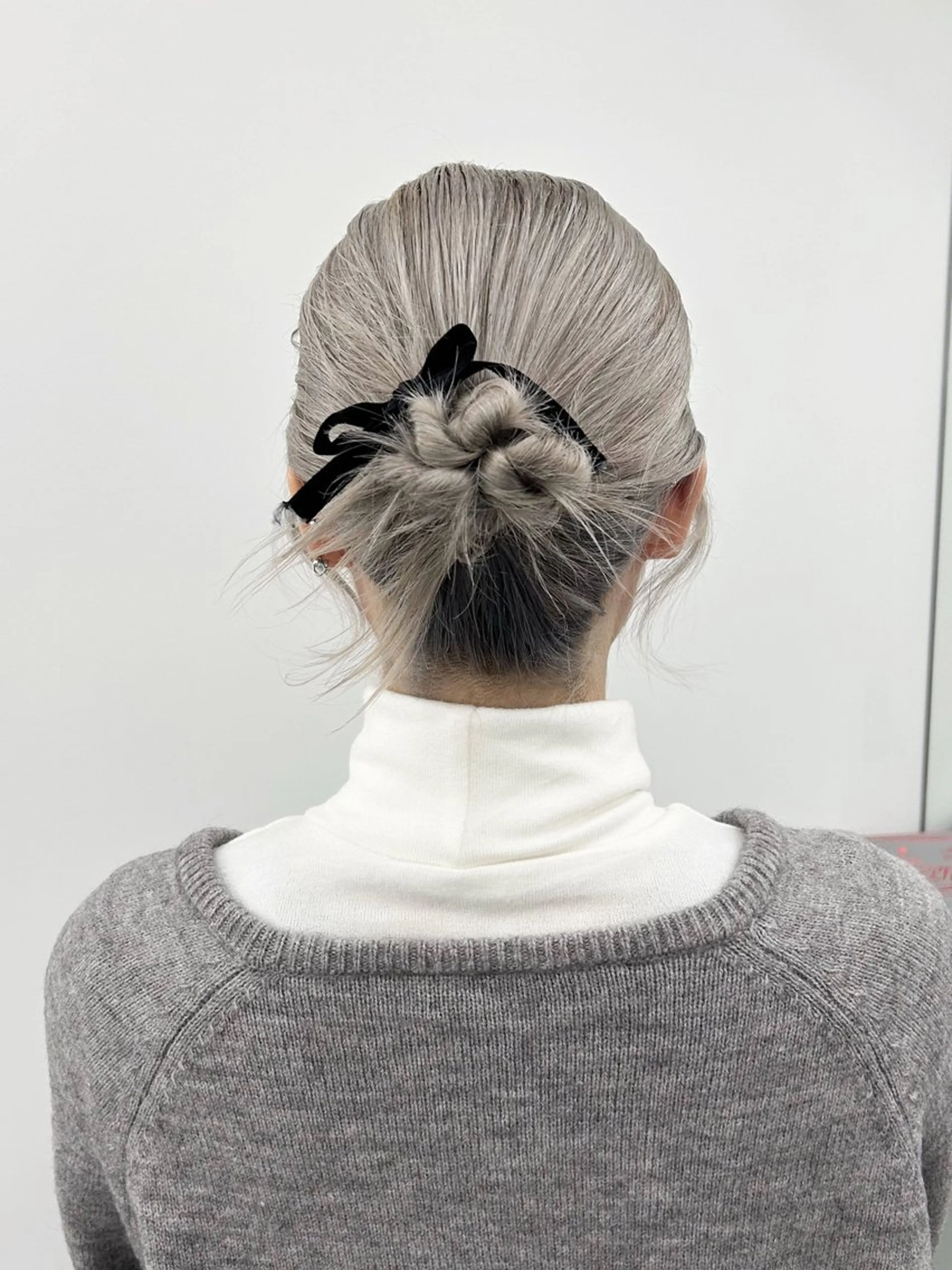 ミディアム ボブ ヘアセット 韓国ヘア/顔周り ヘアセット/加藤優里のヘアスタイル