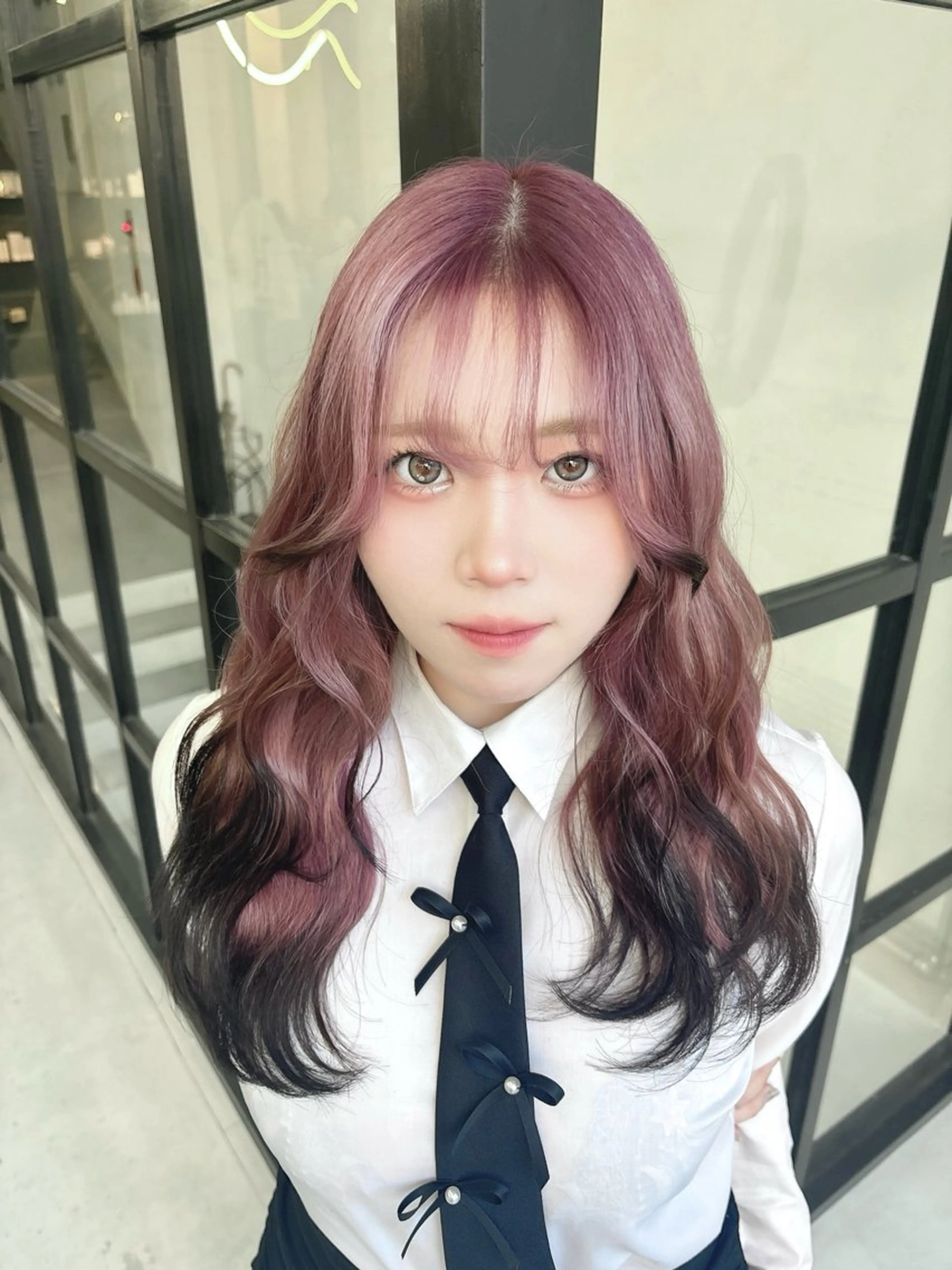 ロング ヘアカラー MaisonHALU さくらのヘアスタイル