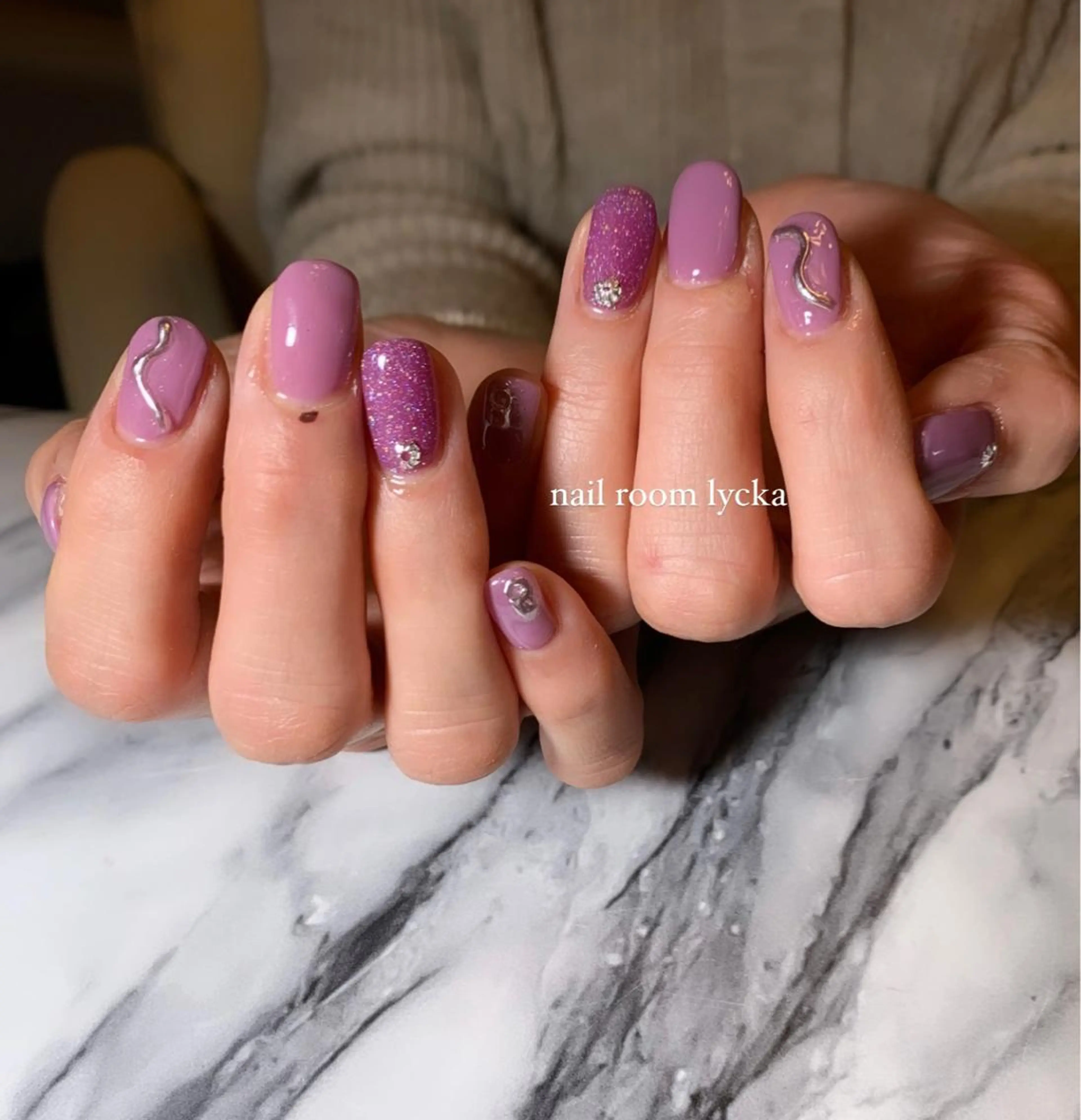 ネイル ﾈｲﾙﾙｰﾑﾘｯｶ 𝐦𝐚𝐲𝐮のネイルデザイン