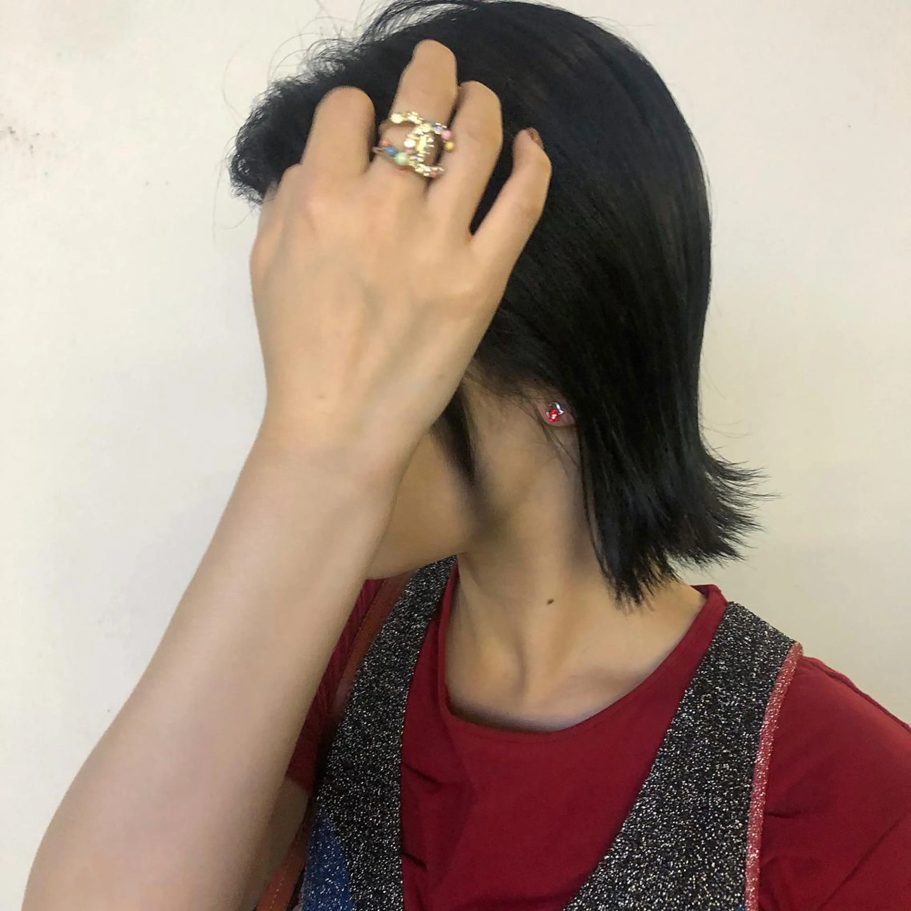 ショート カラー ボブハイトーン🦖 デザインMAMIのヘアスタイル