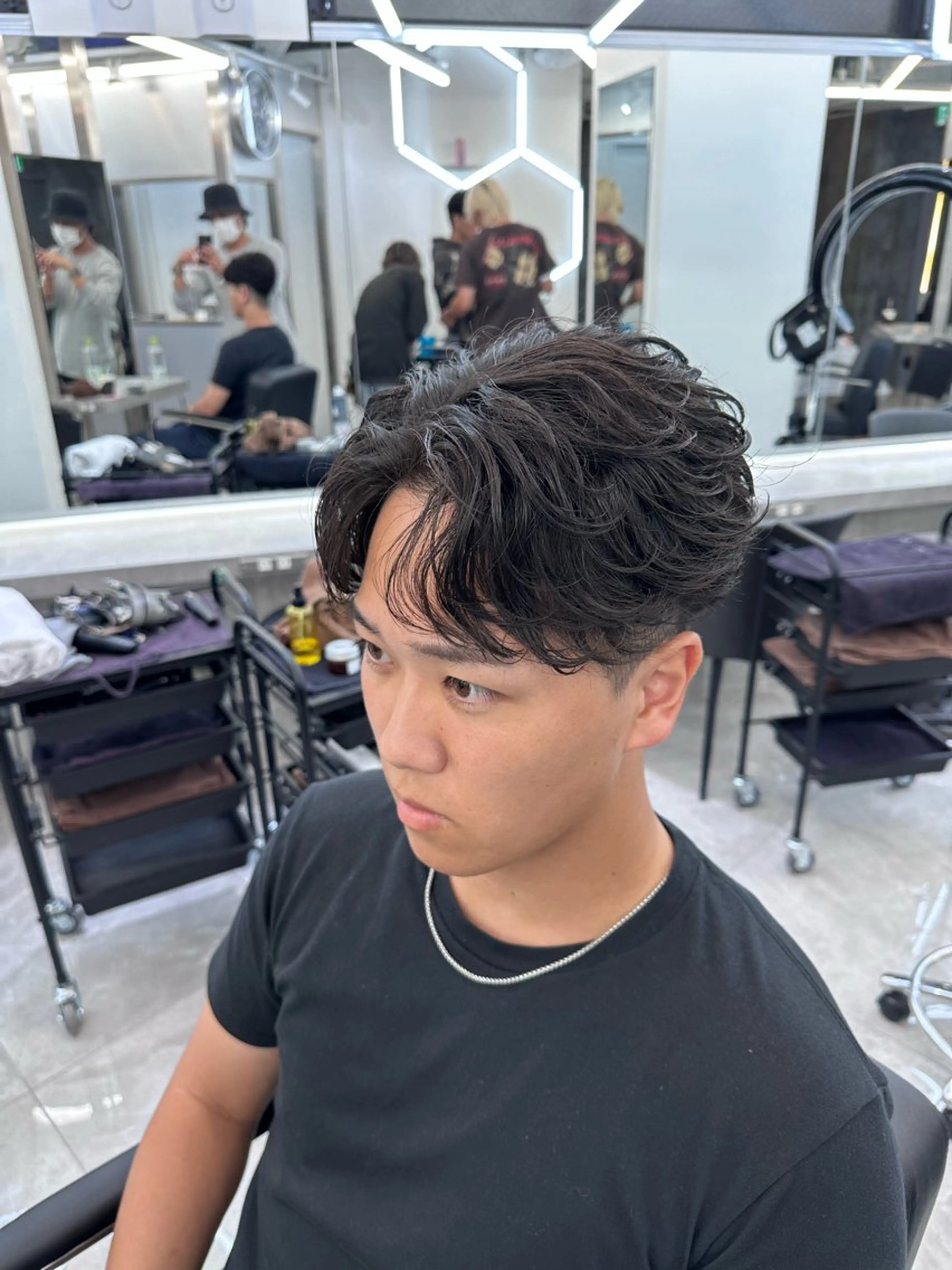 パーマ メンズ カット パーマ 💎メンズカット ／フェザー／細野💎のヘアスタイル