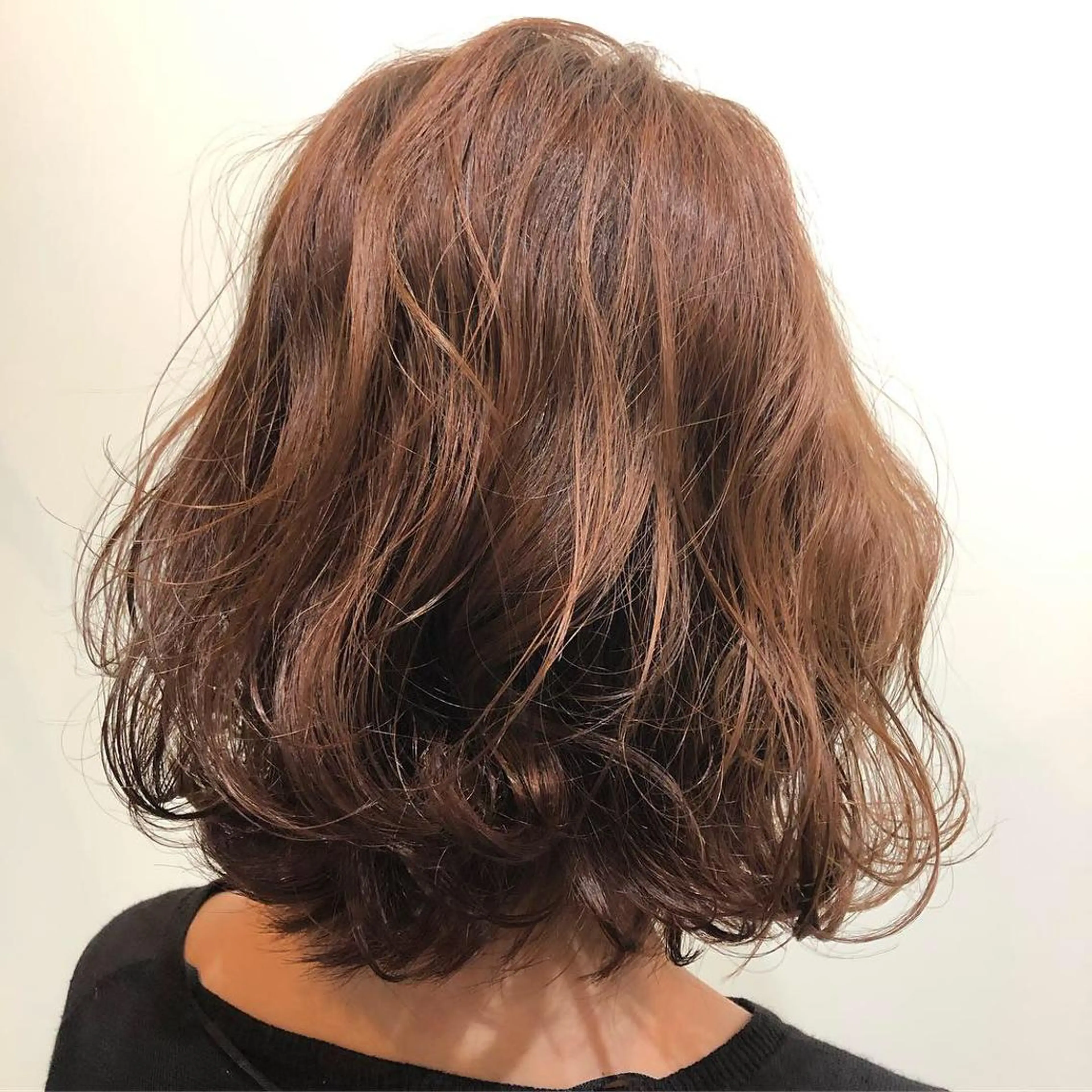 カラー ベージュカラー ピンクカラー & kuのヘアスタイル