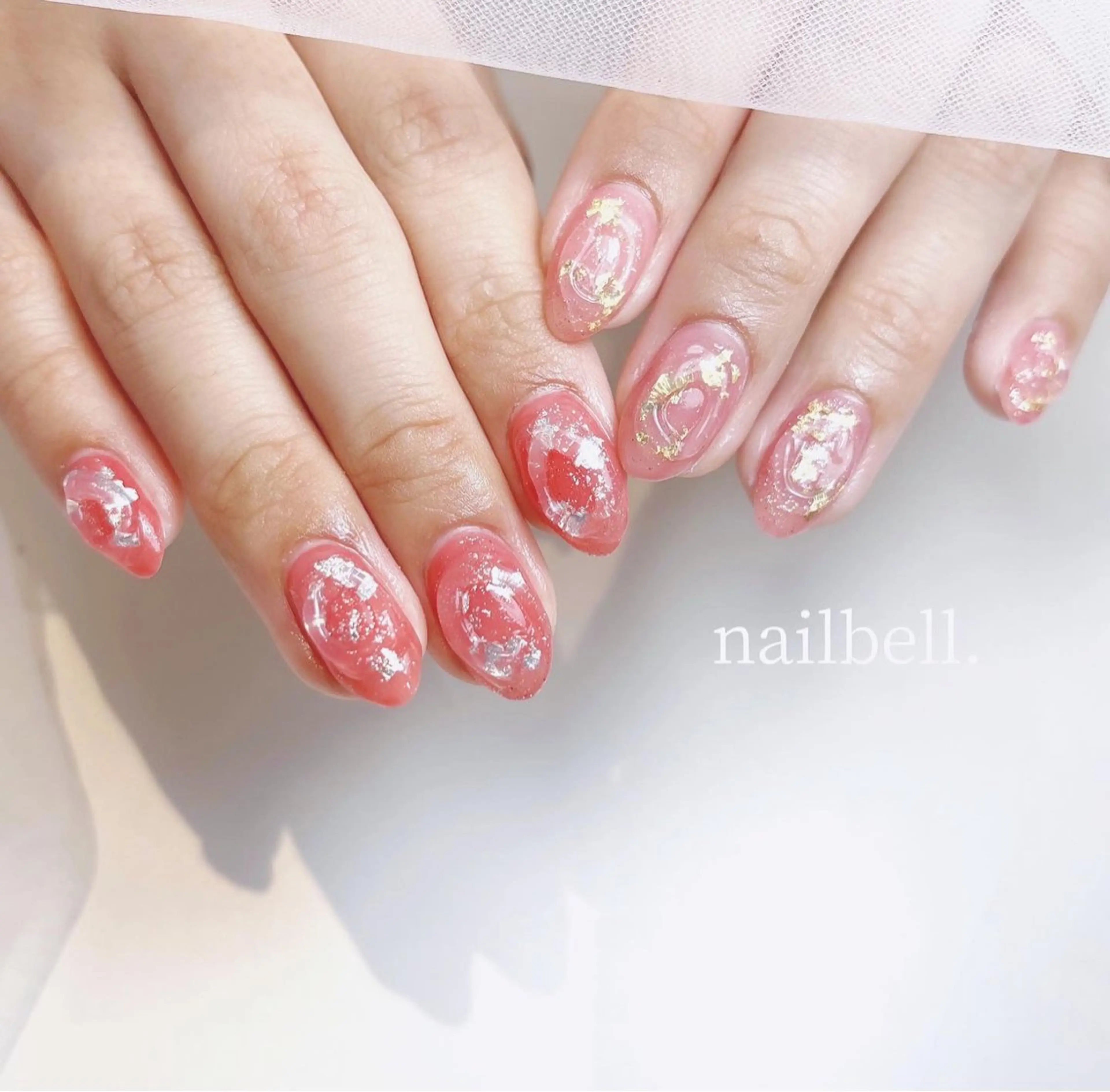 ネイル 大人可愛いネイル🎗 Hinaのネイルデザイン