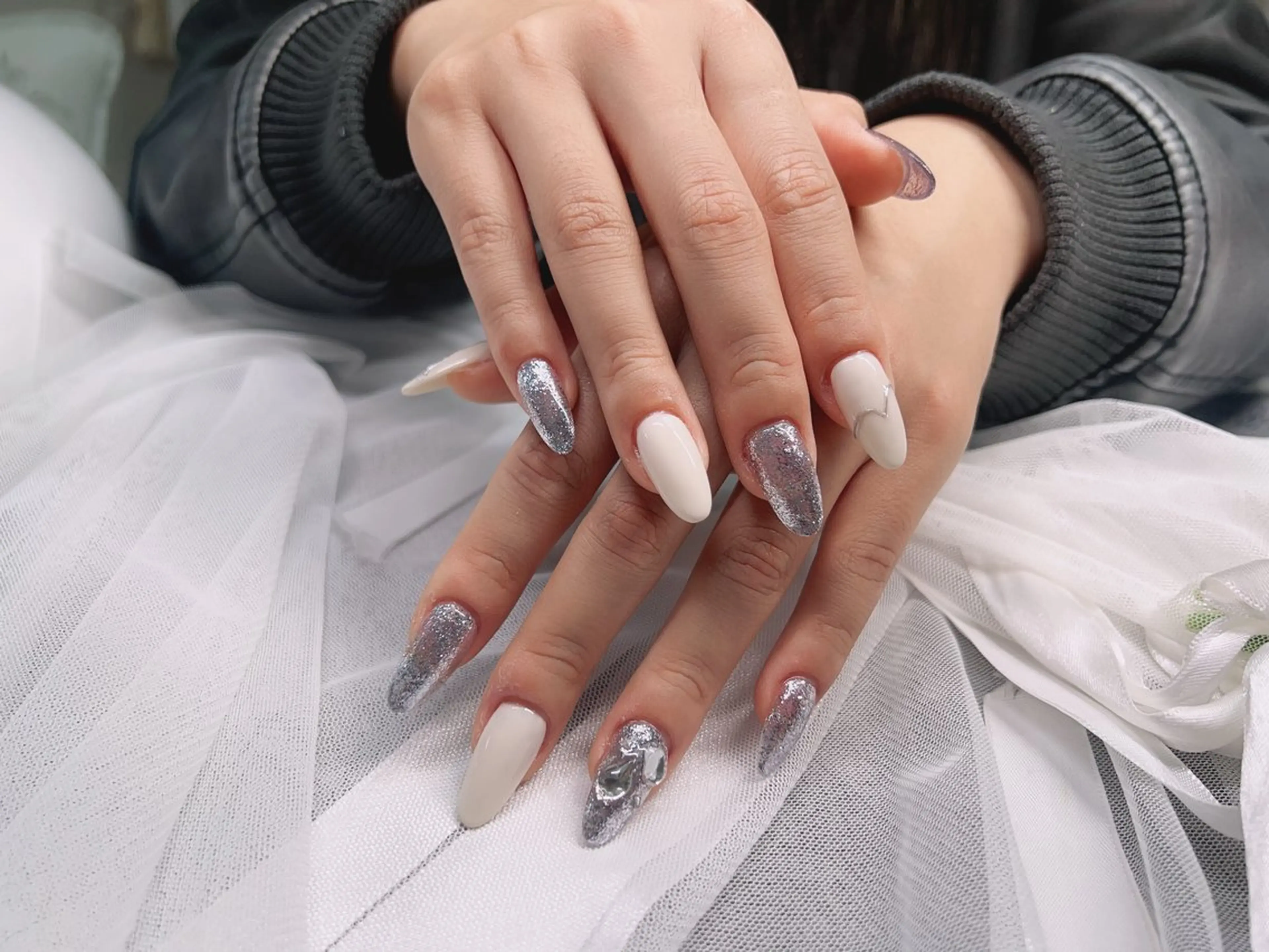 ネイル 持ち込み ネイルチップ 林 ゆいのネイルデザイン